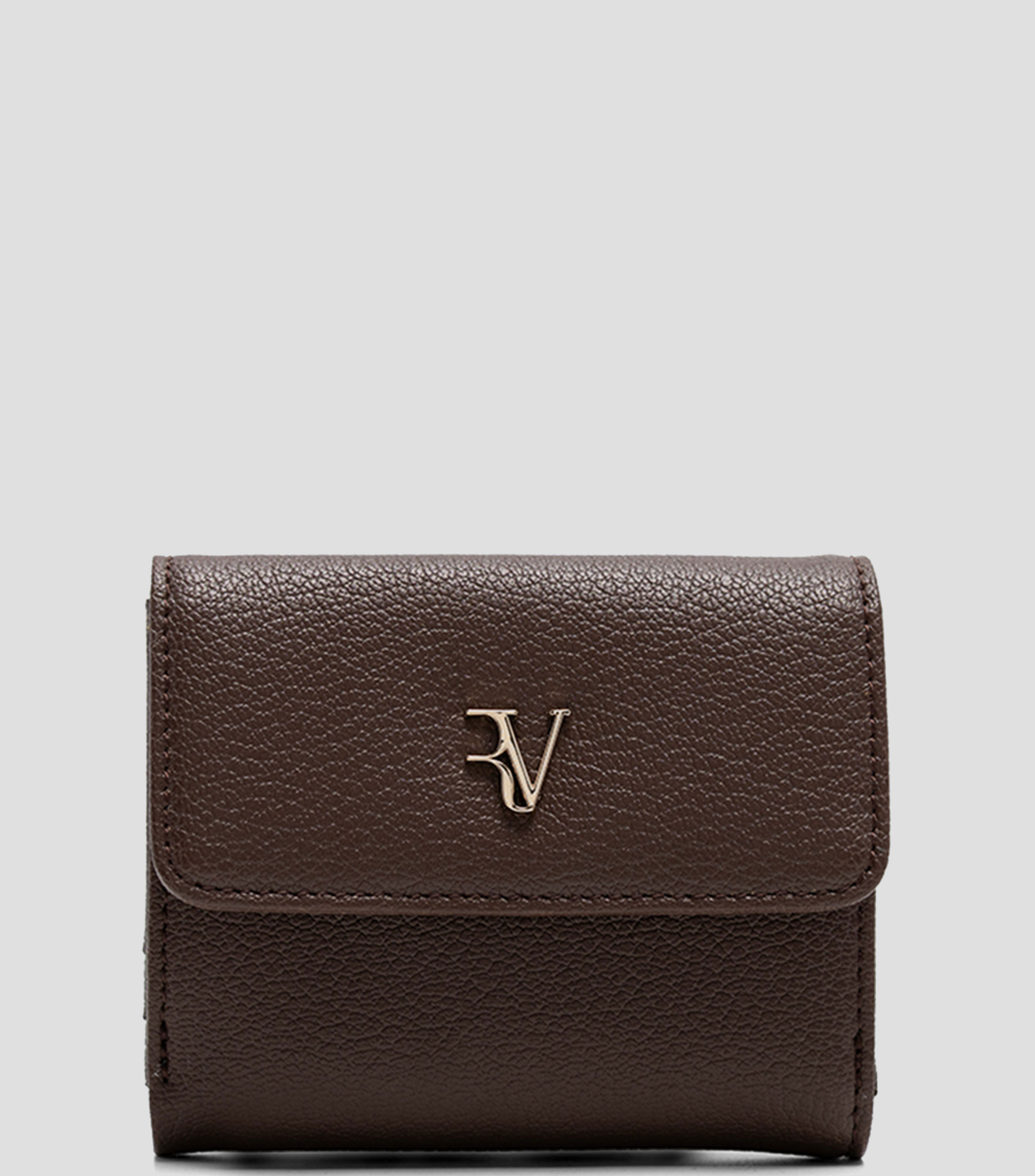 Cartera en piel lisa Mujer