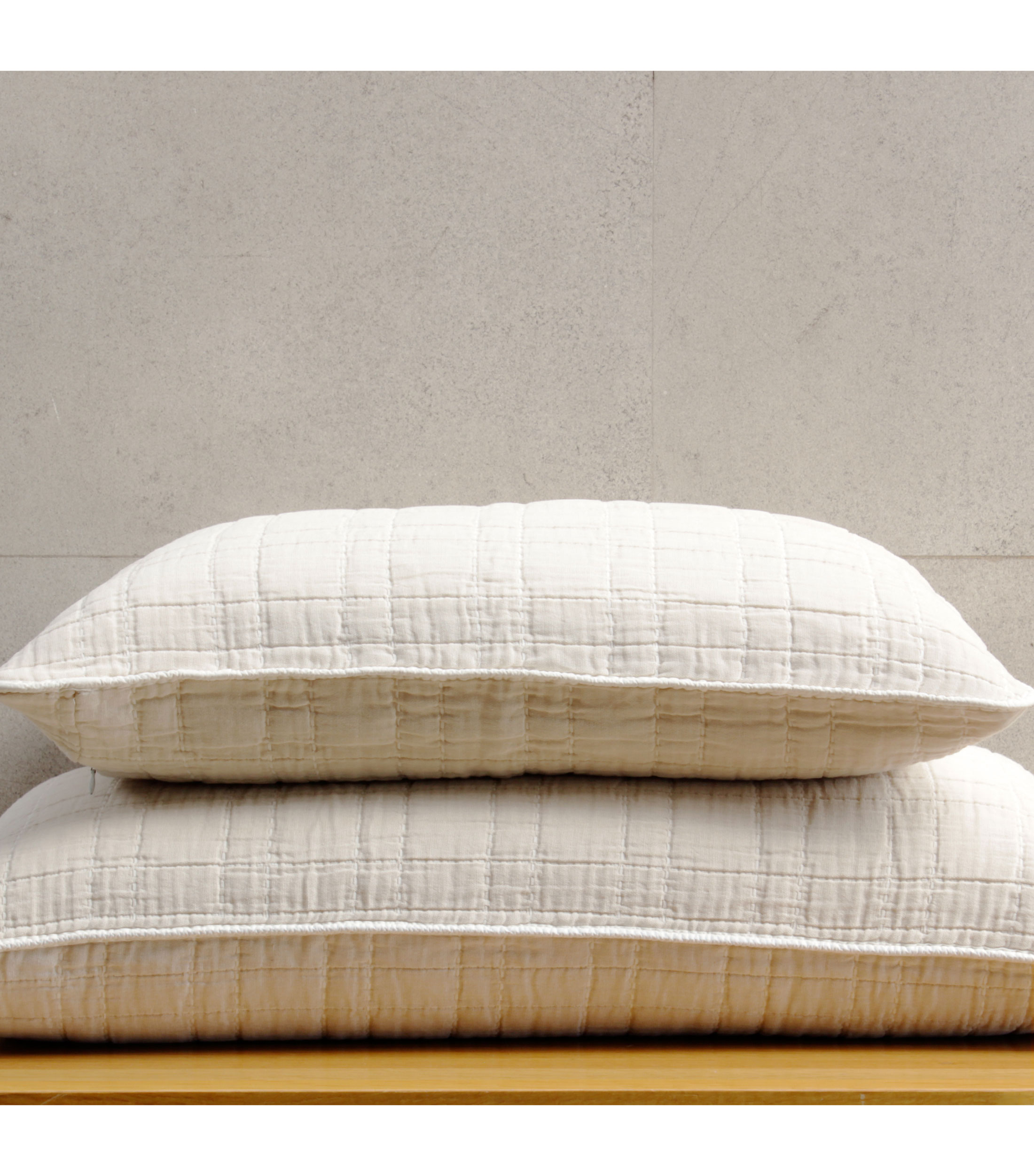 Funda Decorativa para Almohada Euro en Algodon Escapada Arena