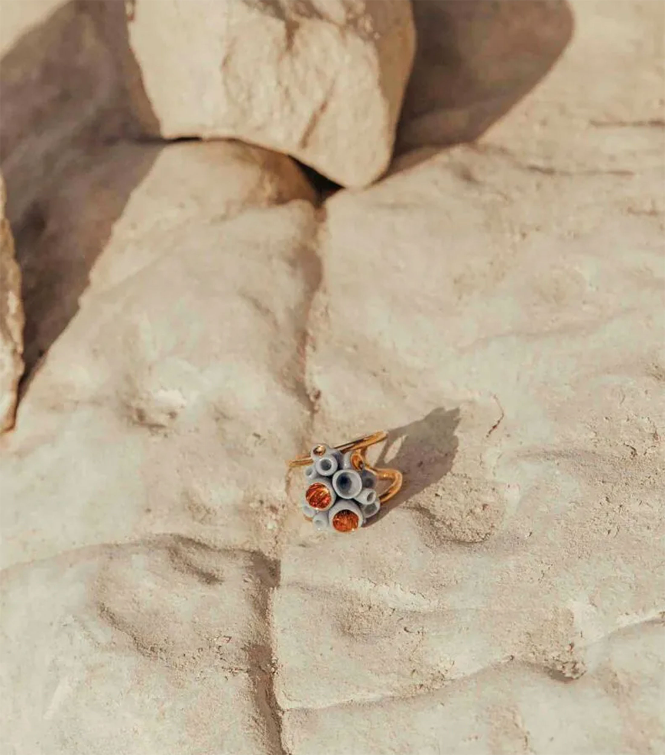 Anillo Coral Mujer