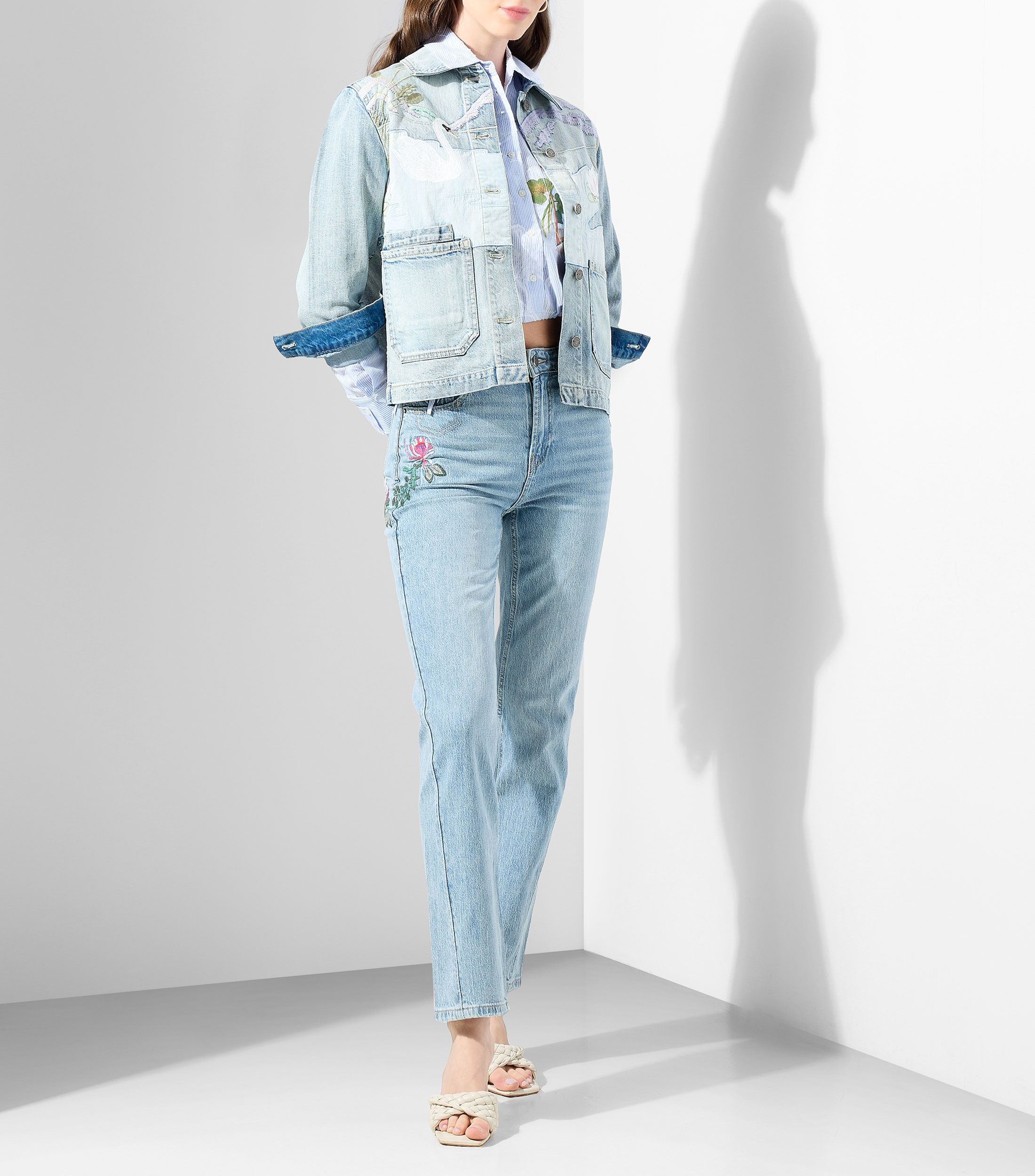 Jeans recto Mujer