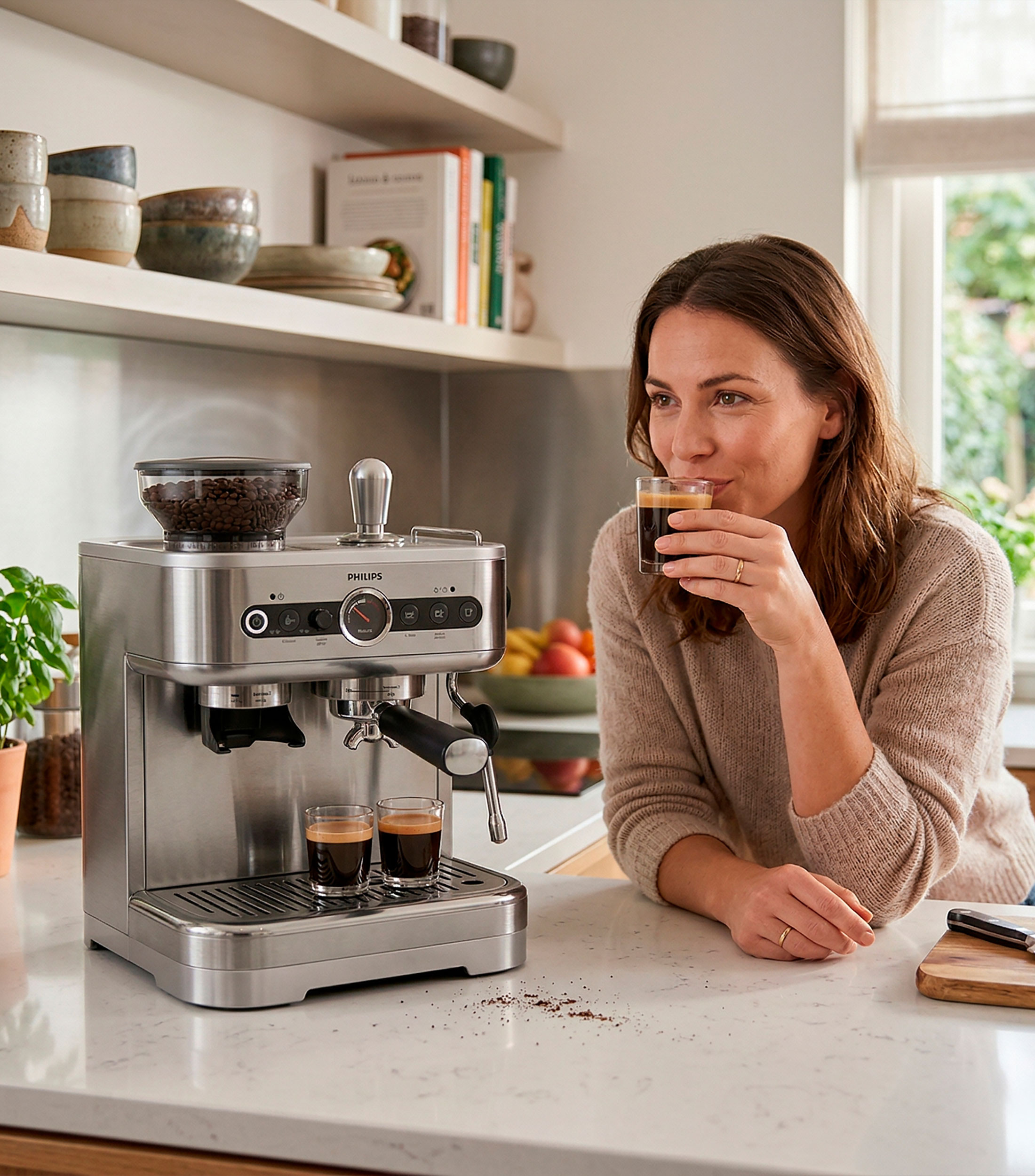 Cafetera Espresso Semiautomática Barista PSA3218