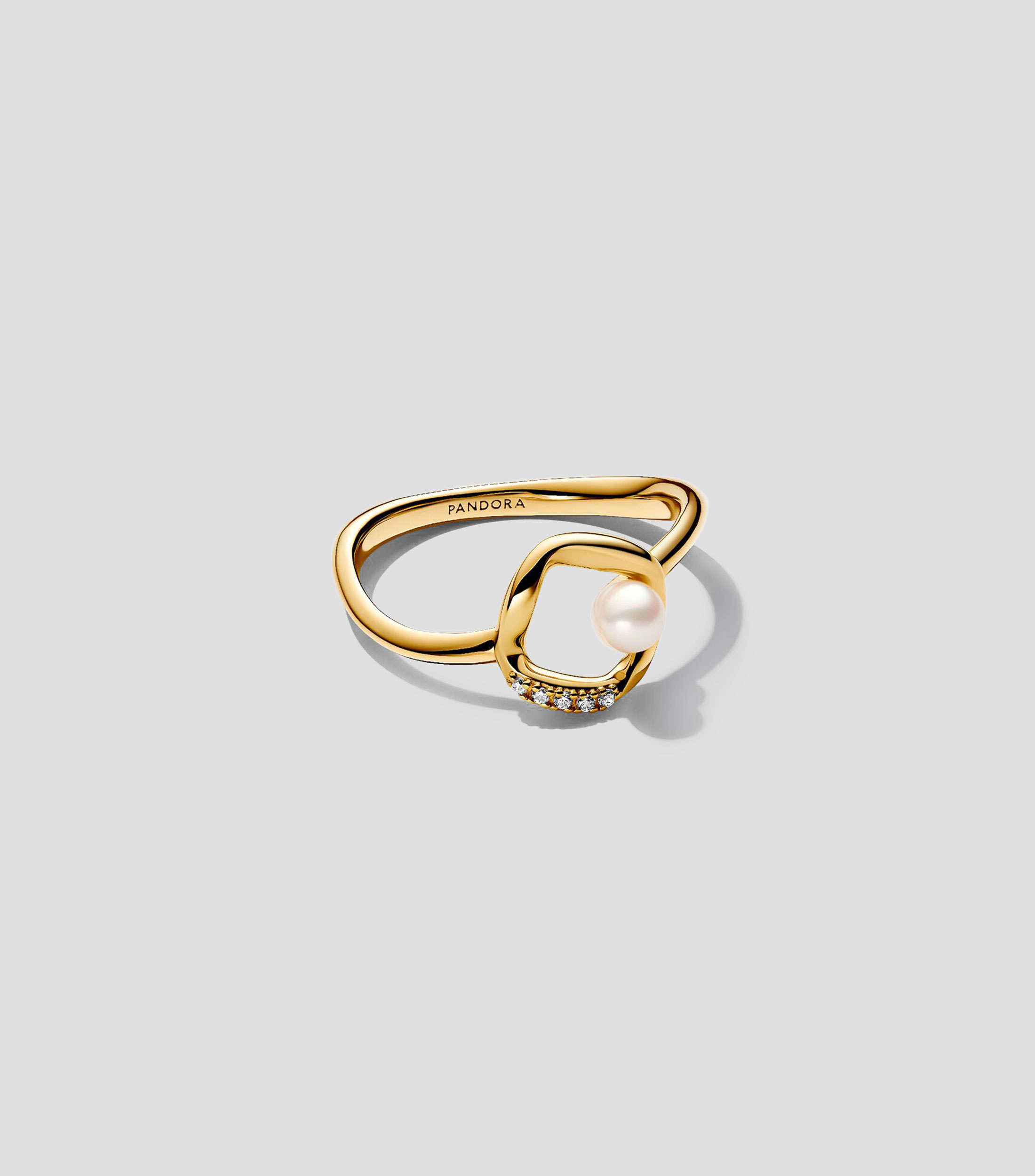 Anillo con perla Mujer