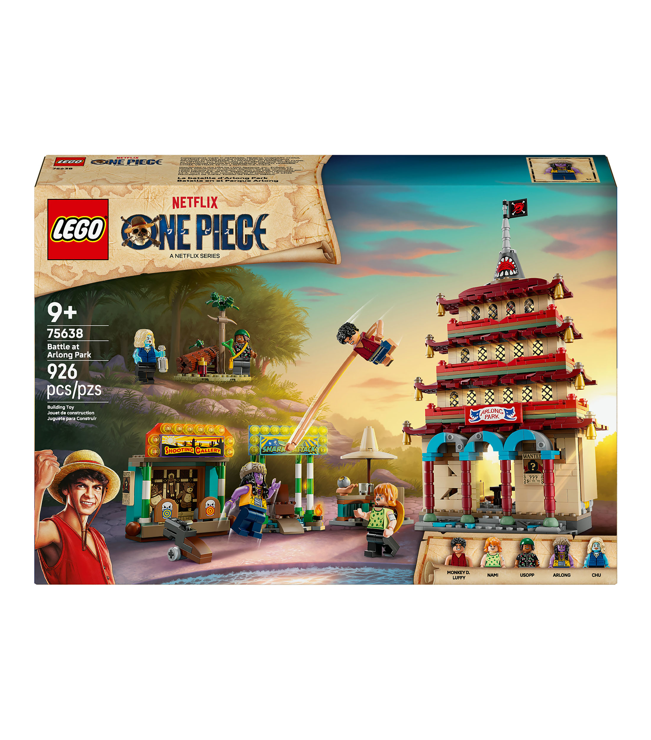 Lego ONE PIECE Batalla en el Parque Arlong Set 75638