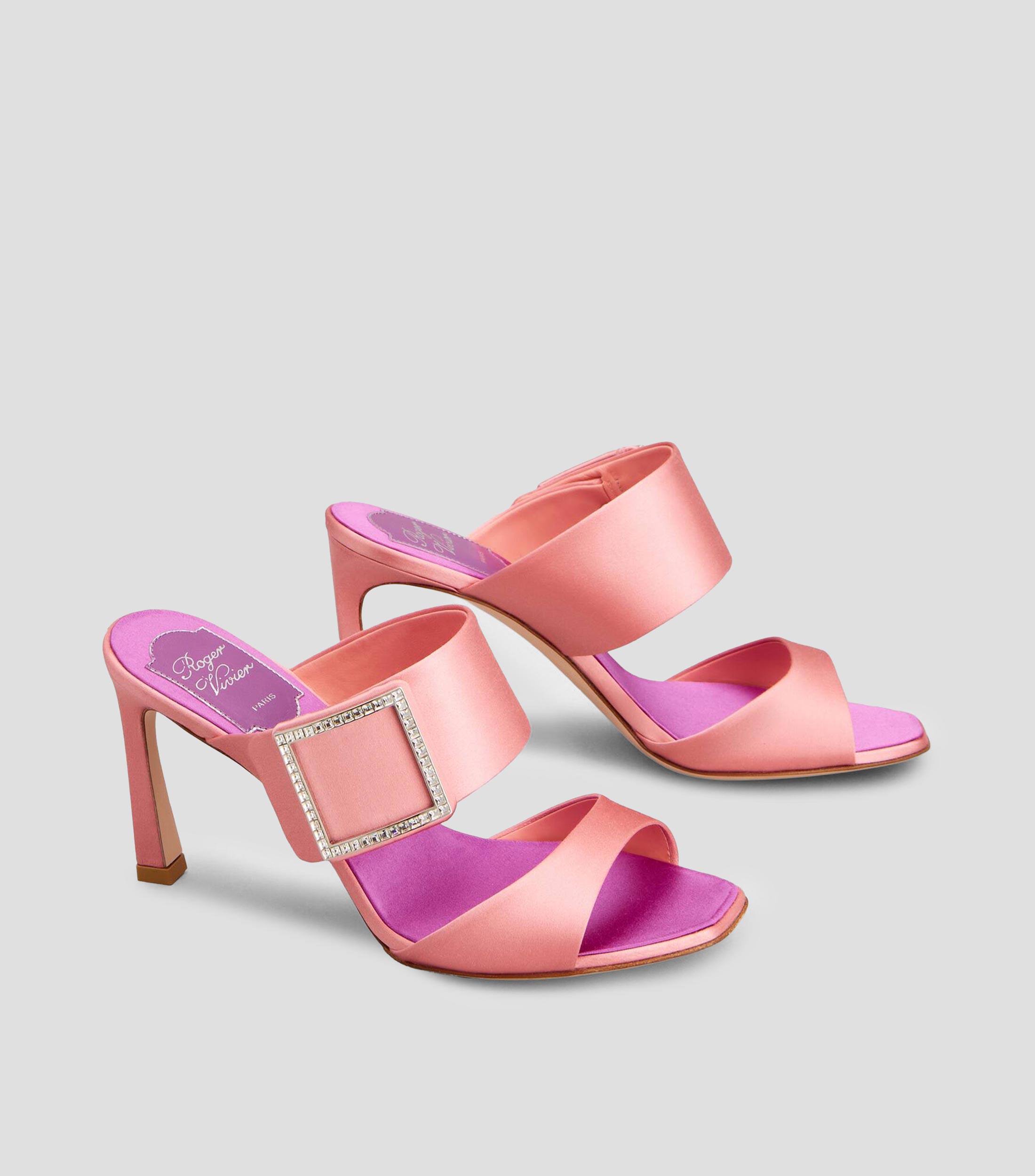 Sandalias con tacón alto de aguja Mujer