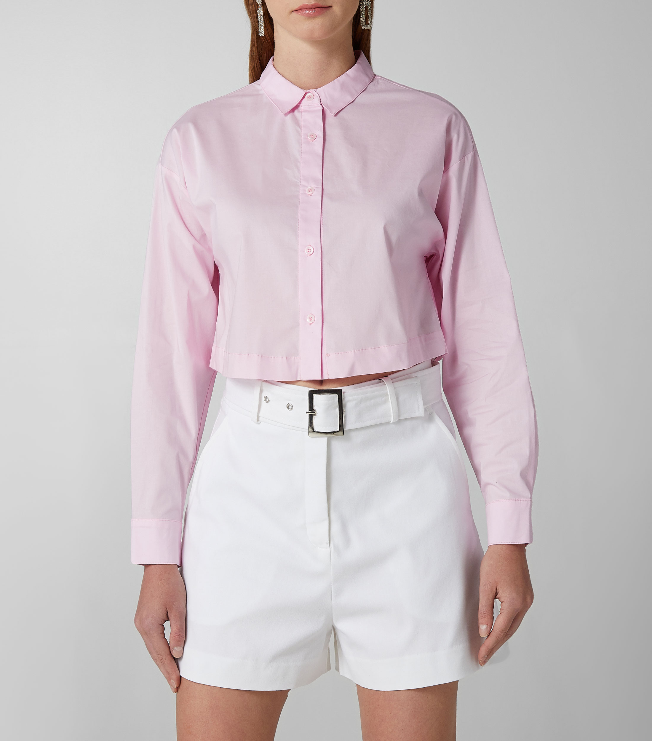 Camisa Crop Manga Corta Cuidado Con El Perro