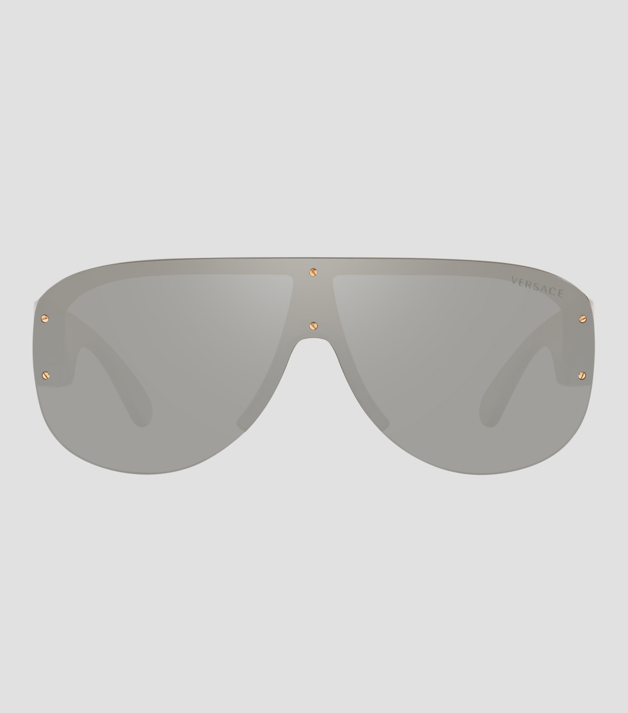 Lentes de sol ovalados grises Hombre