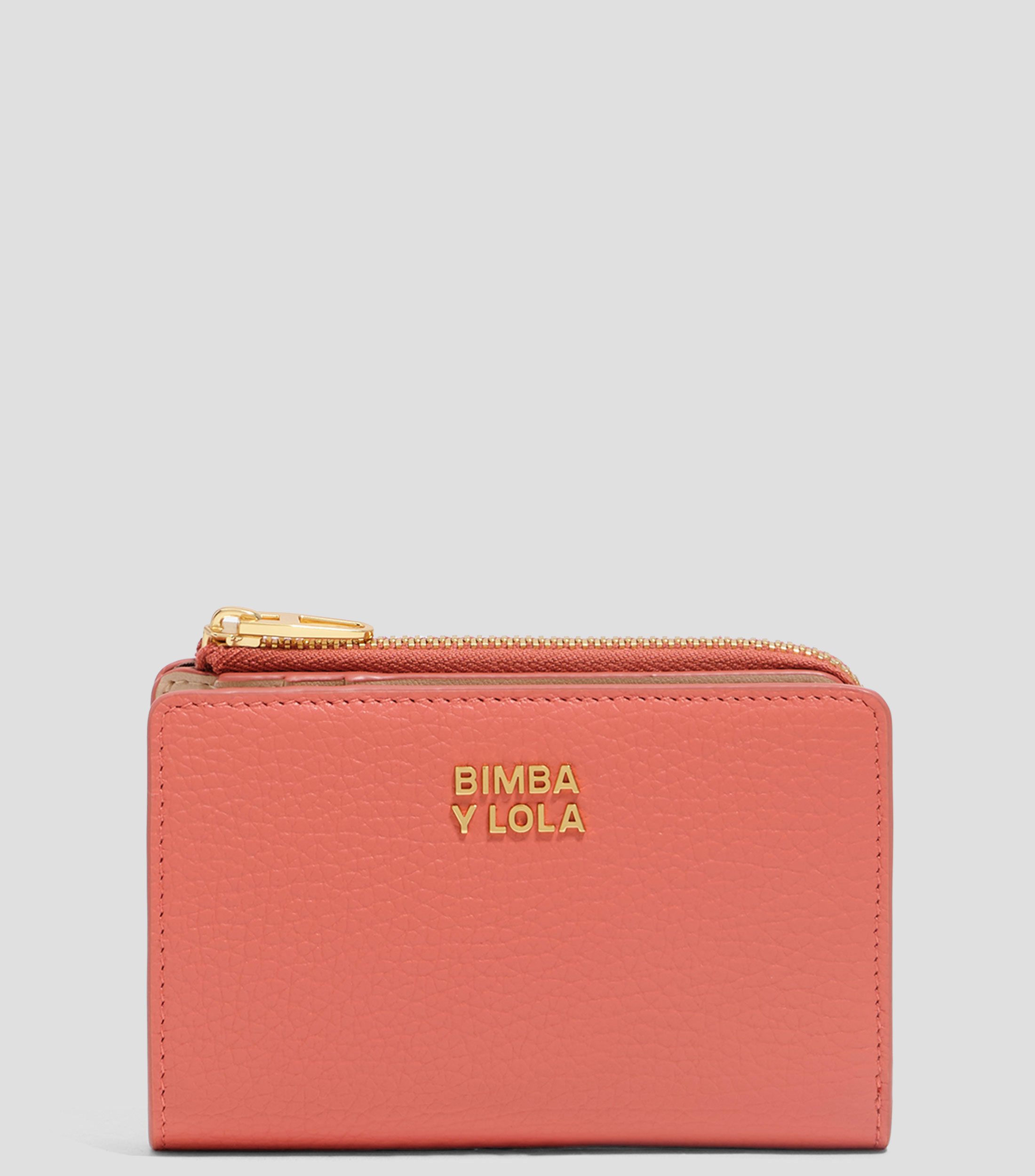 Cartera piel rosa chicle Mujer