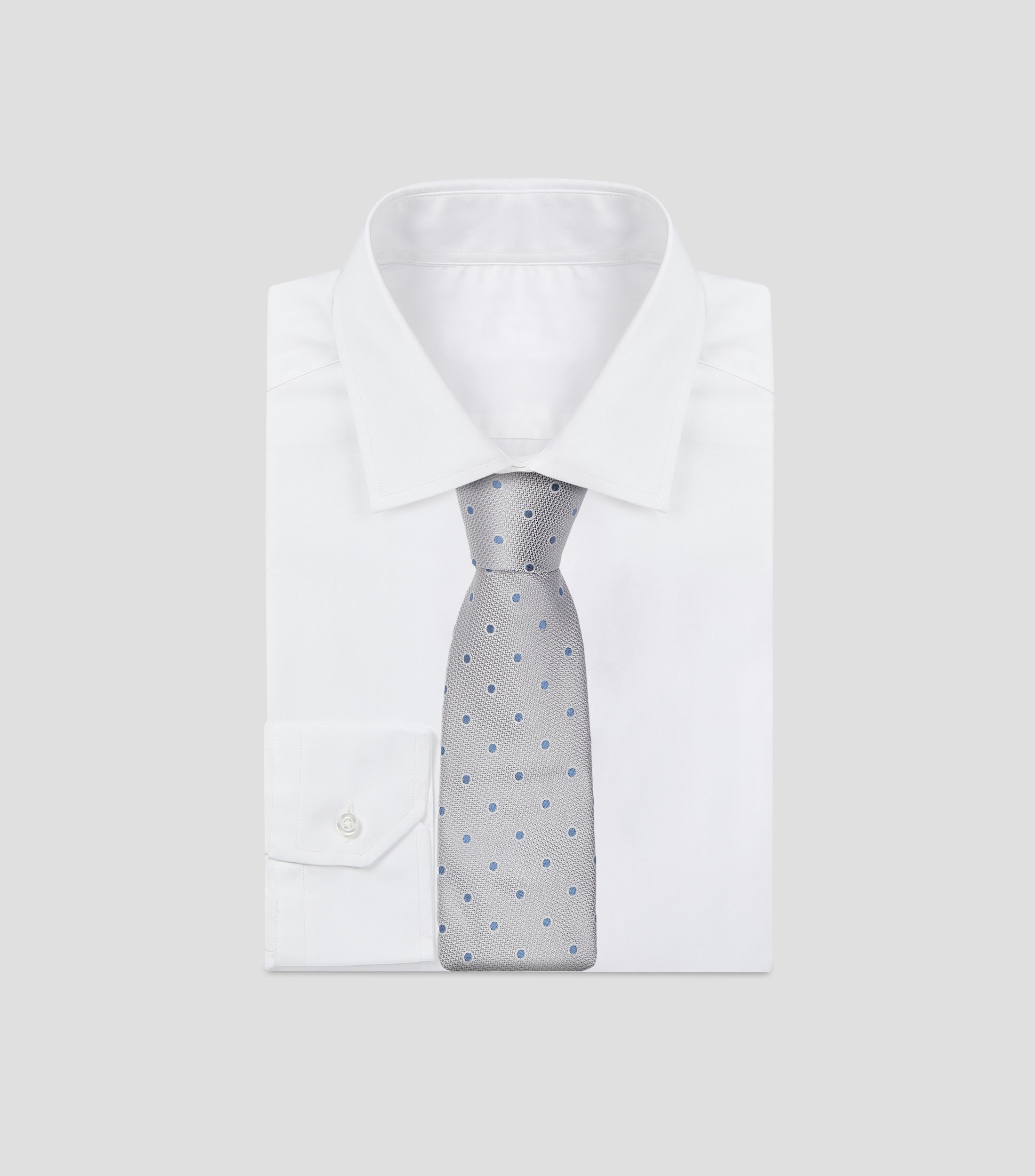 Corbata ancha de seda estampada