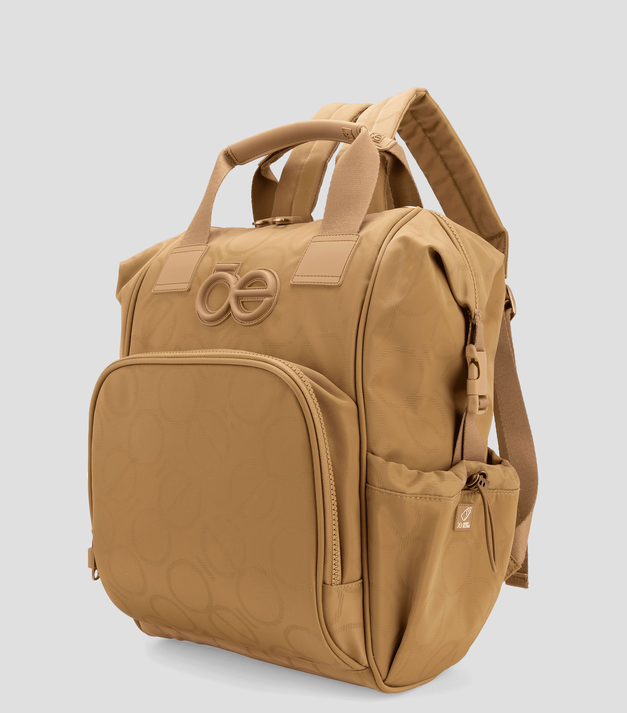 Pañalera backpack lisa con cambiador