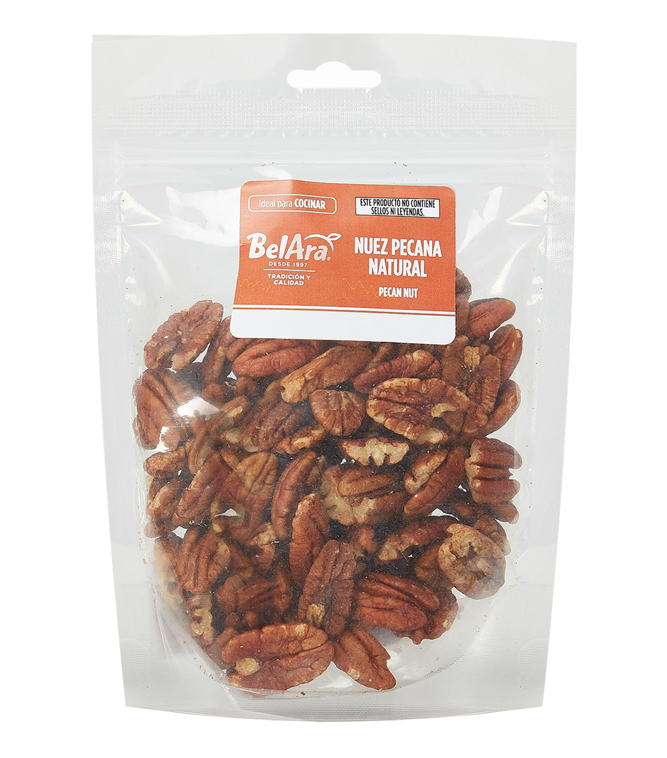 Nuez pecana natural, 125 gr