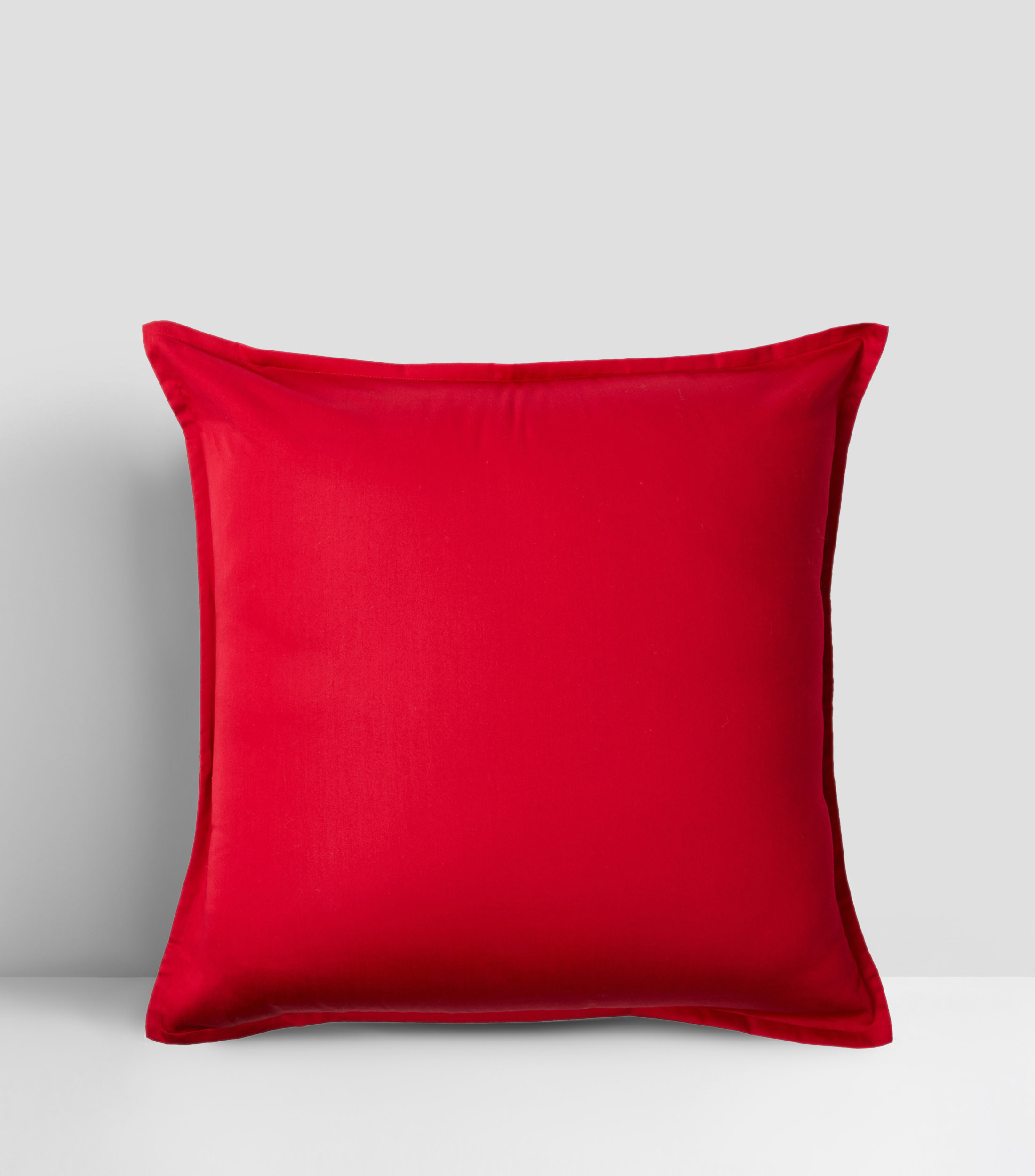 FUNDA 57X57 DE COJIN SAT ROJO 500H SUPRE