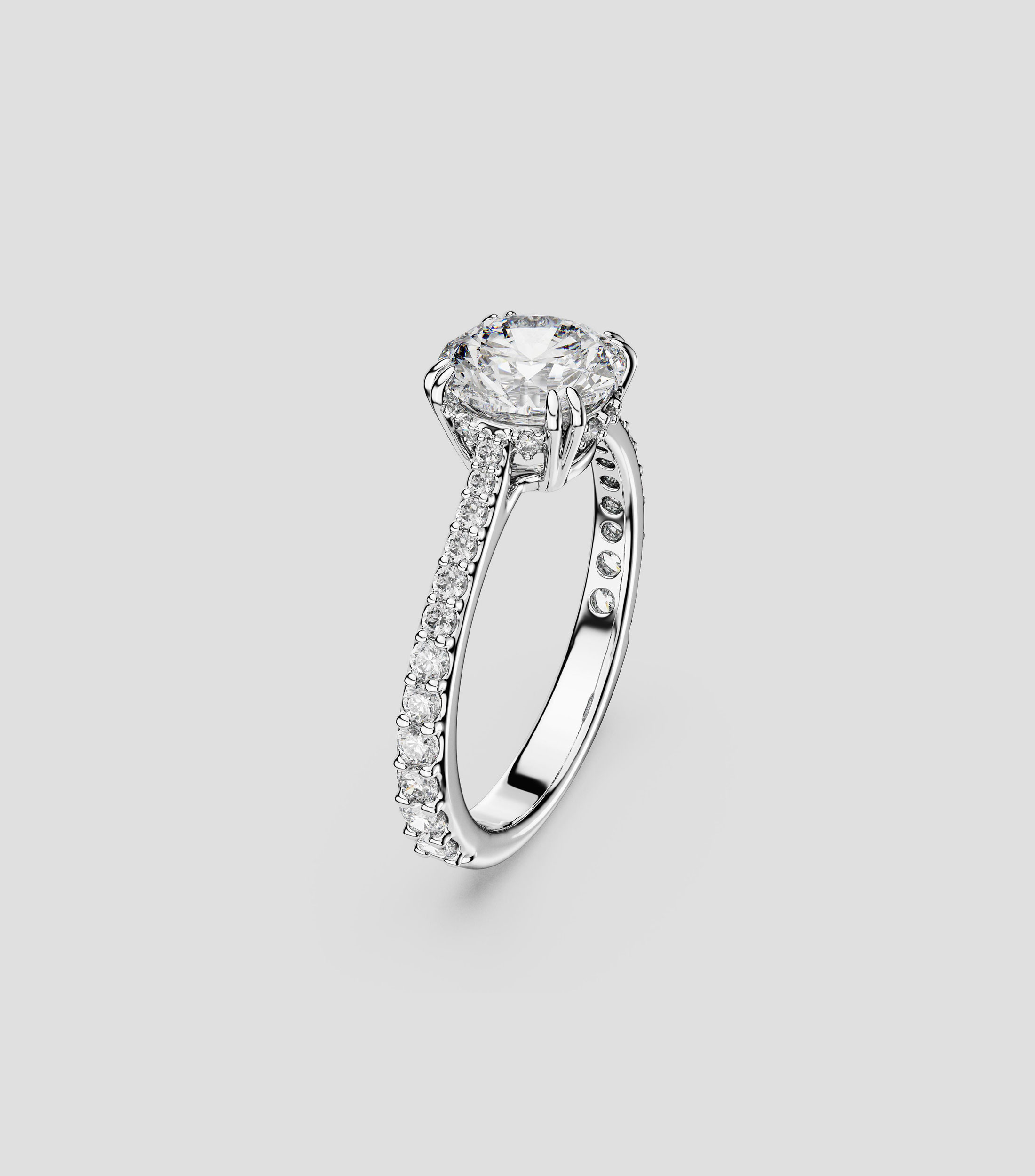 Anillo con cristales Mujer