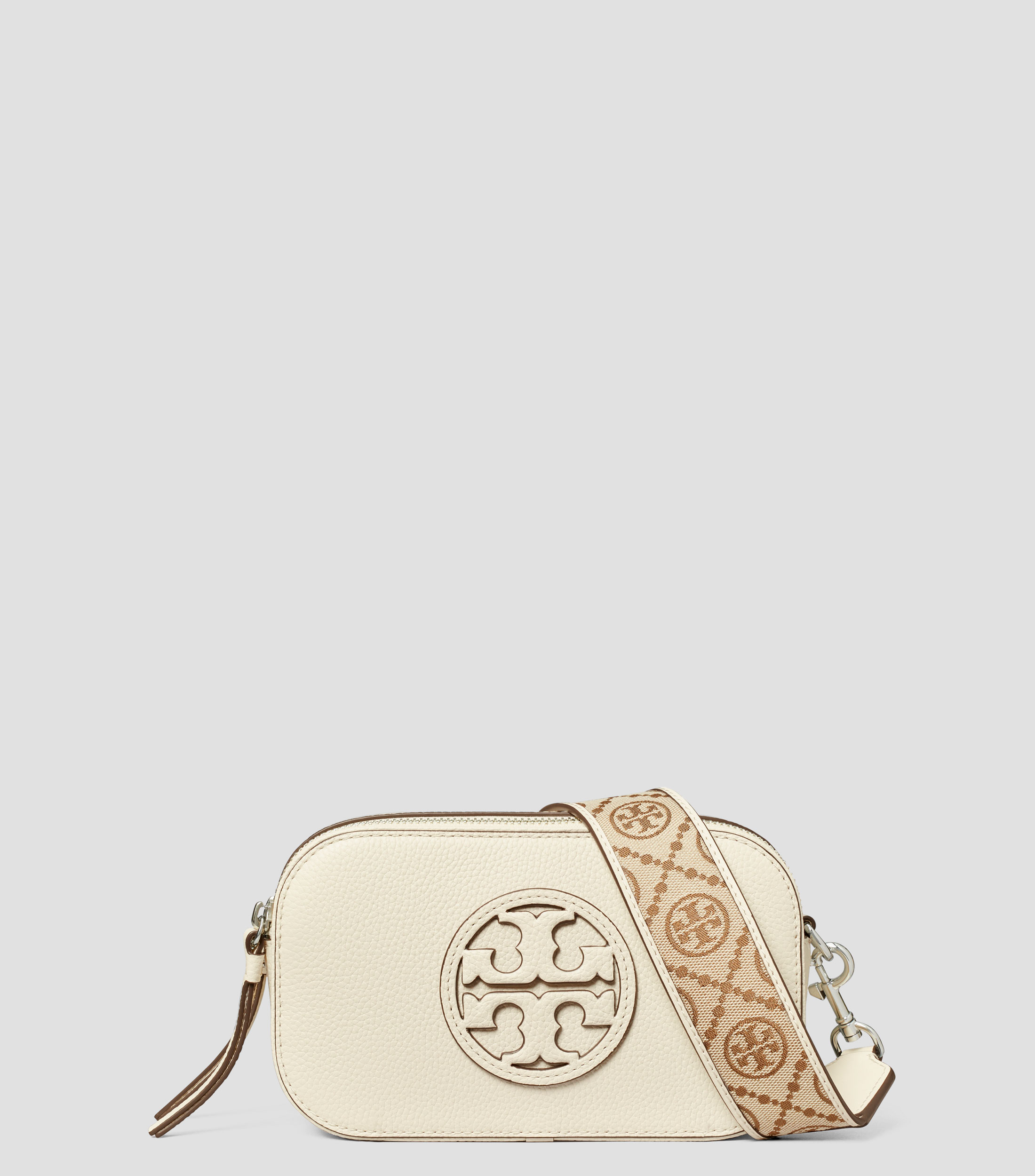 Bolsa crossbody Mini Miller beige