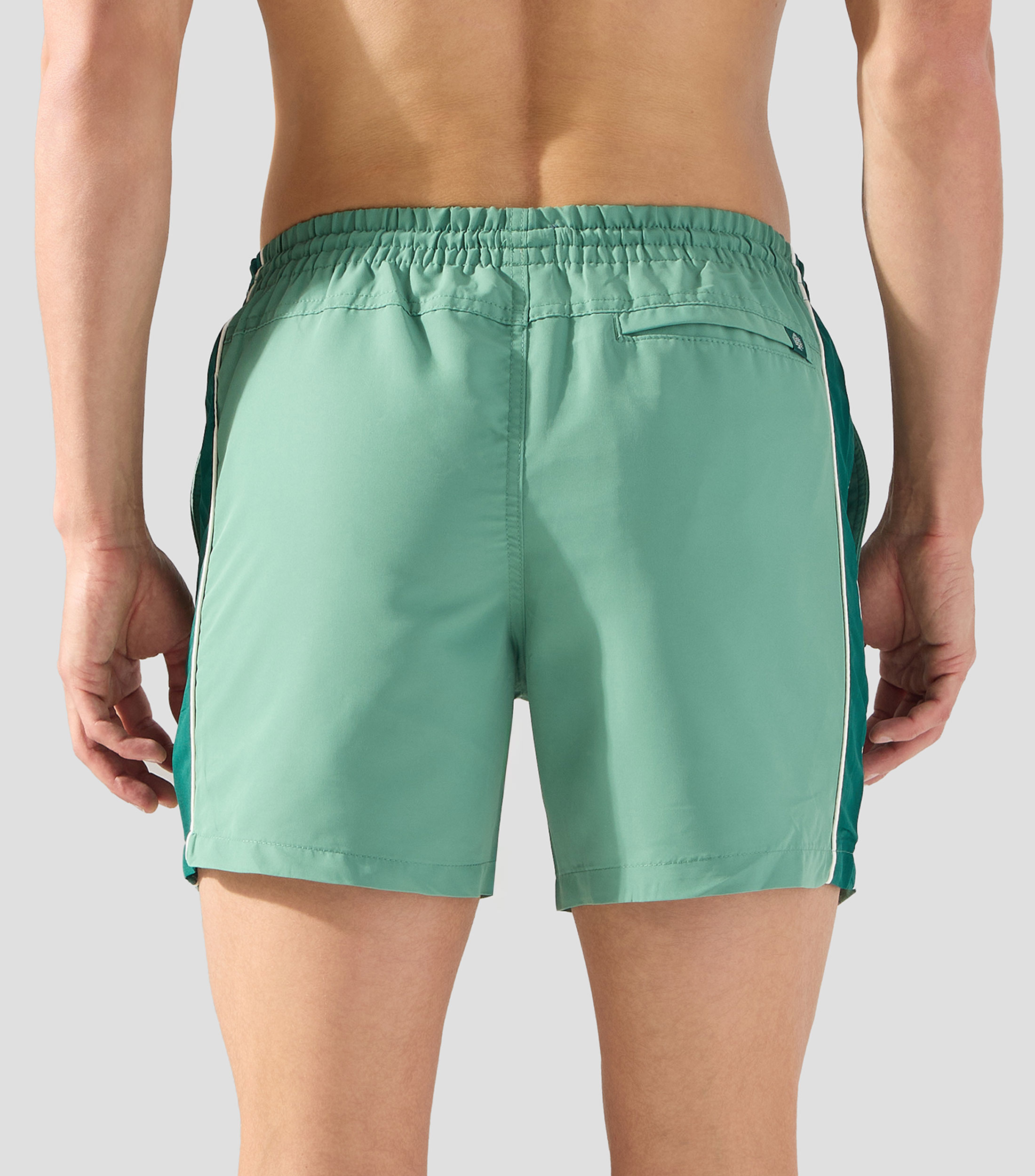 Traje de baño liso Hombre