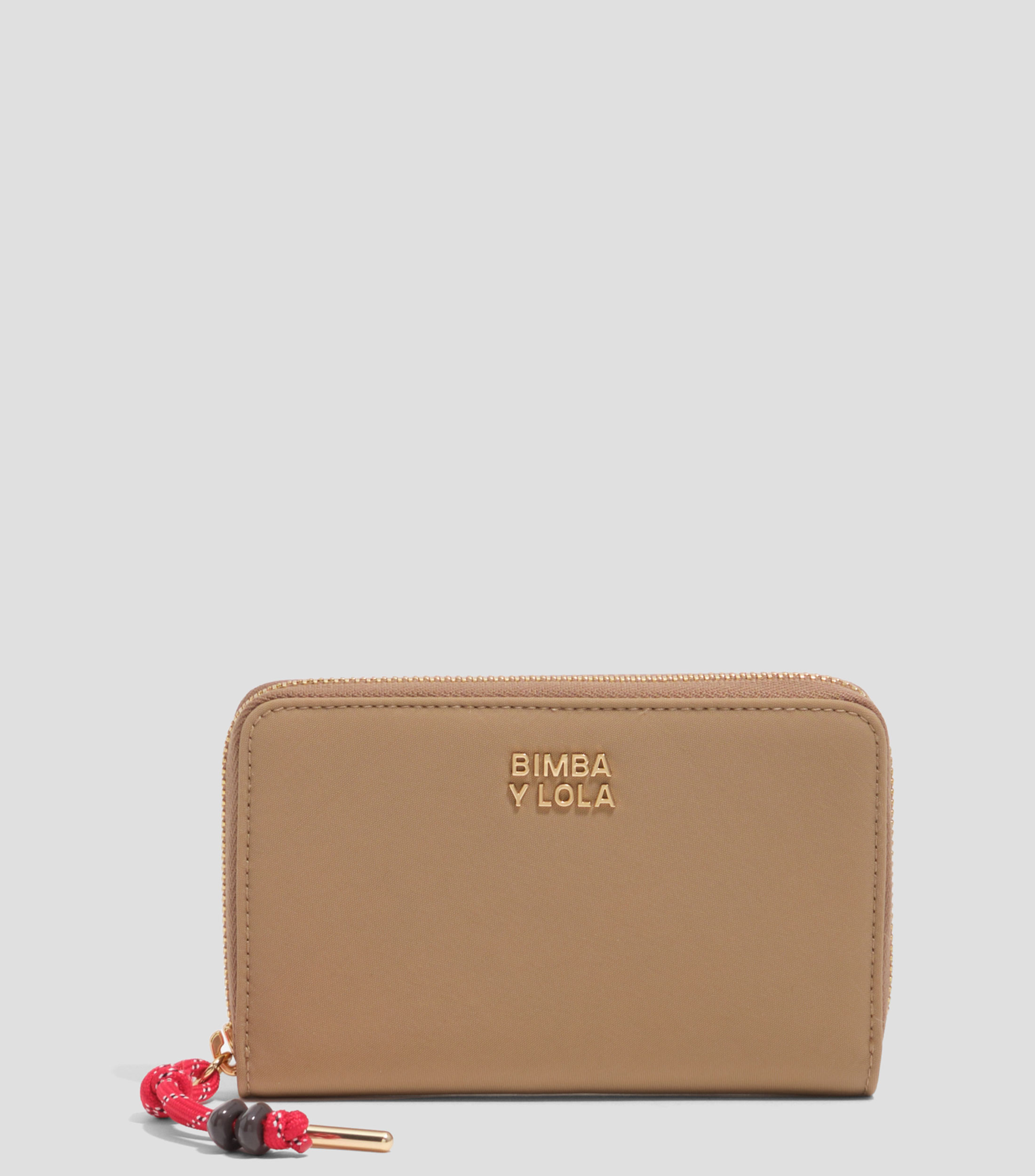 Cartera mediana camel Mujer