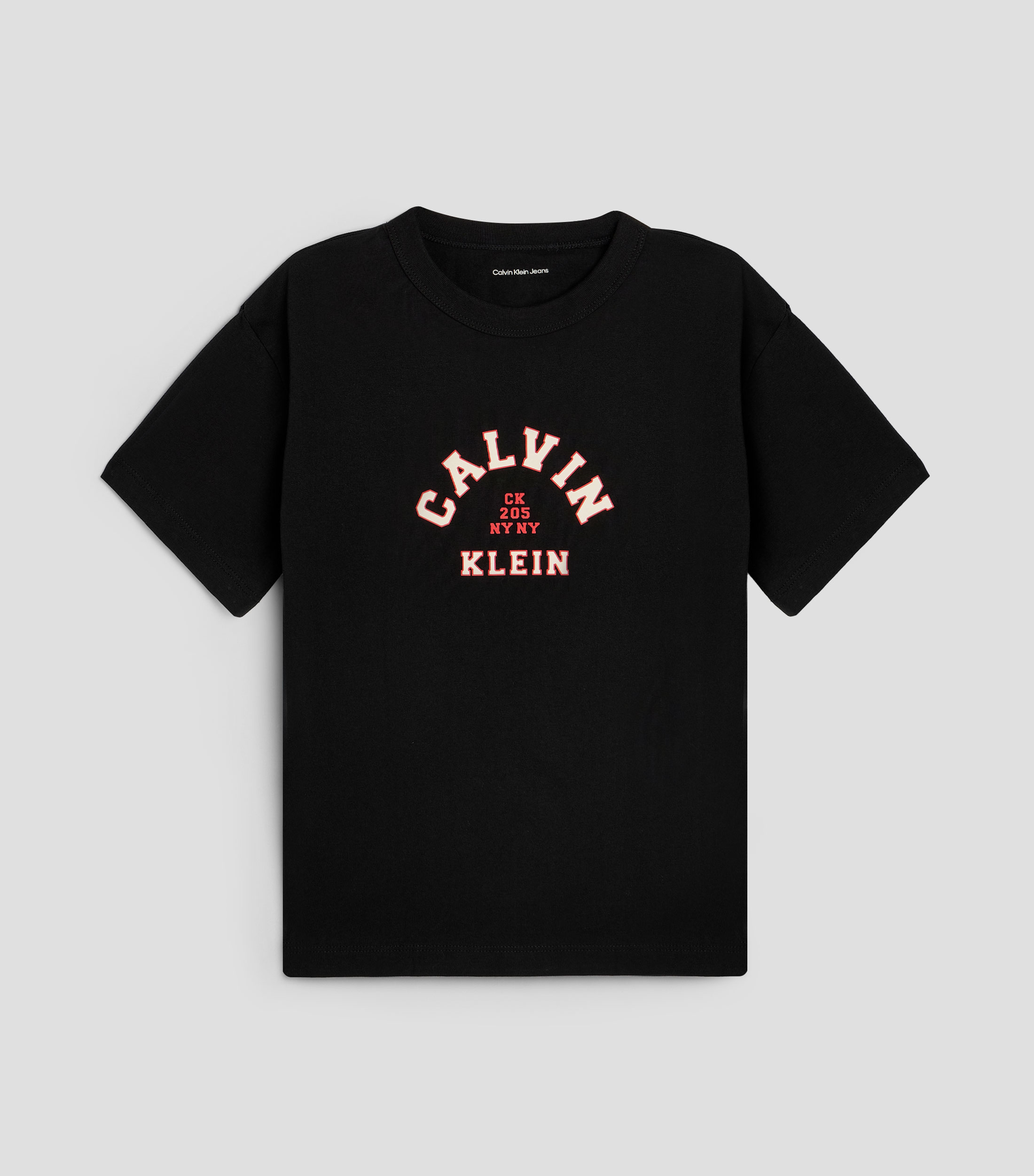 Playera cuello redondo manga corta estampada Niño