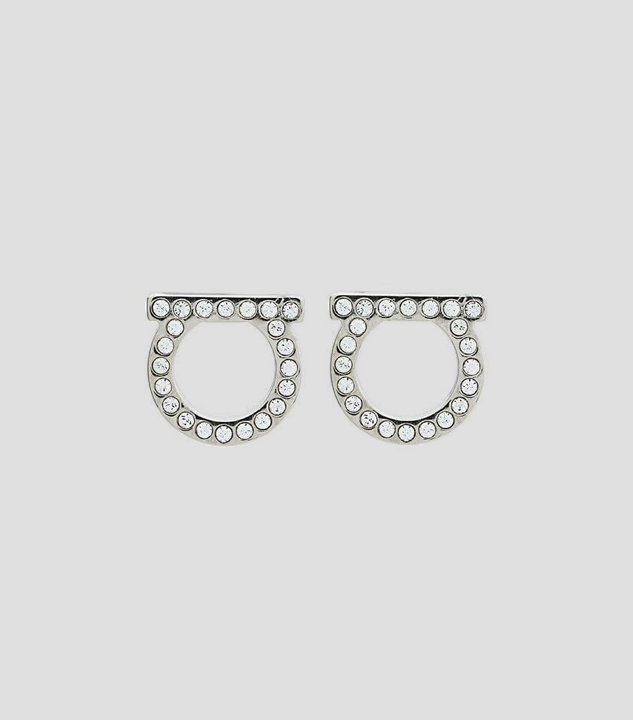 Aretes de Gancini con Cristales Mujer