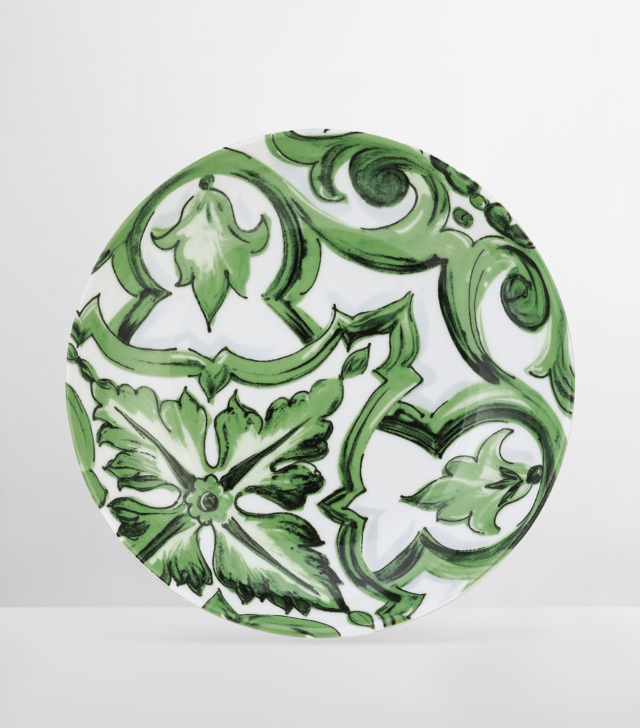 Set 2 platos para sopa Maiolica en porcelana estampado