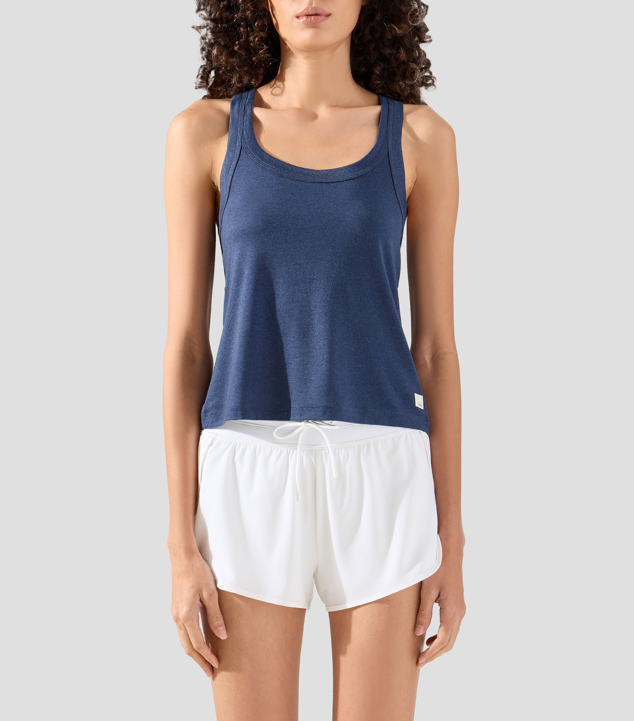 Tank para entrenamiento Energy jaspeado Mujer