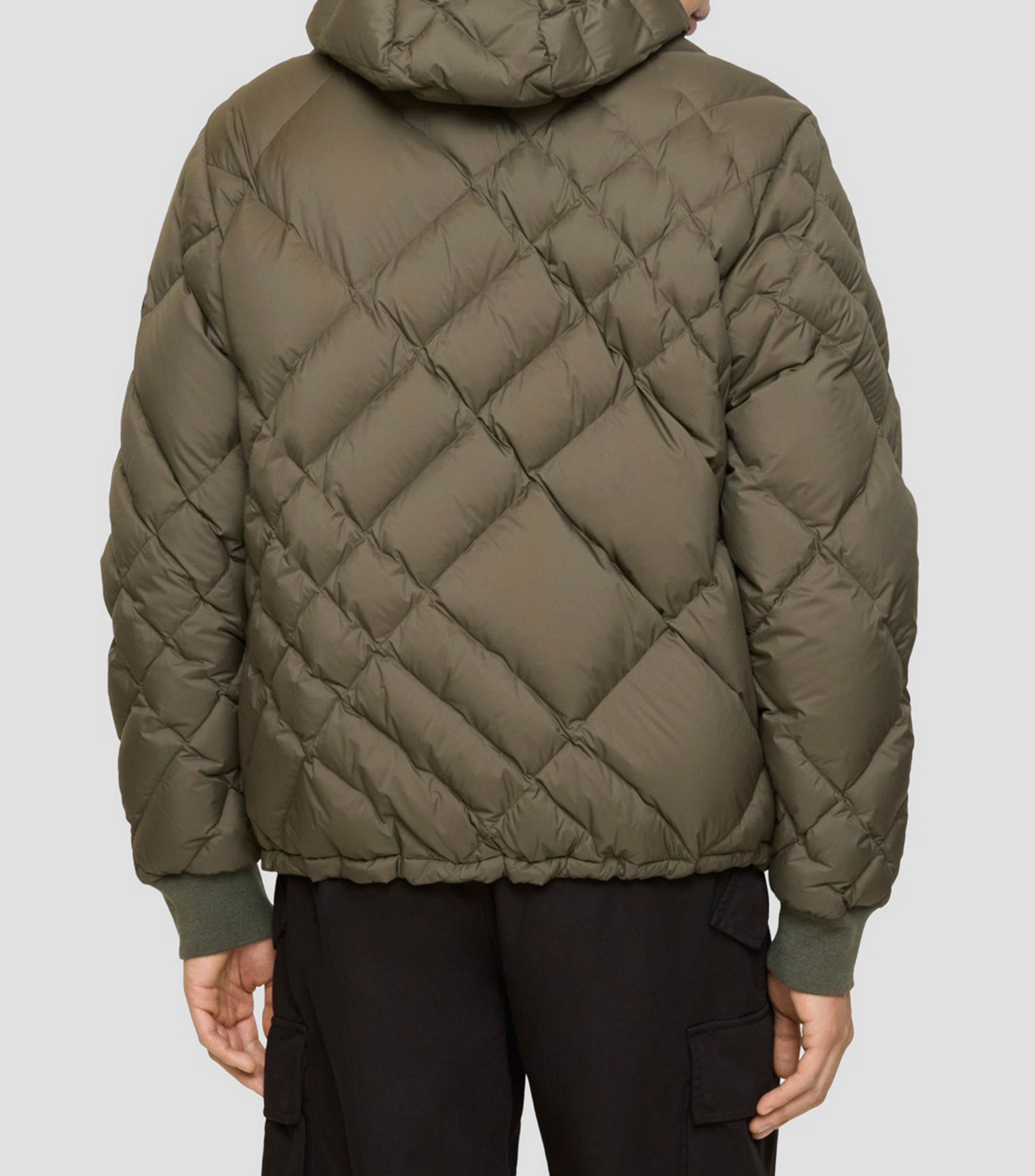 Chamarra puffer con capucha Hombre