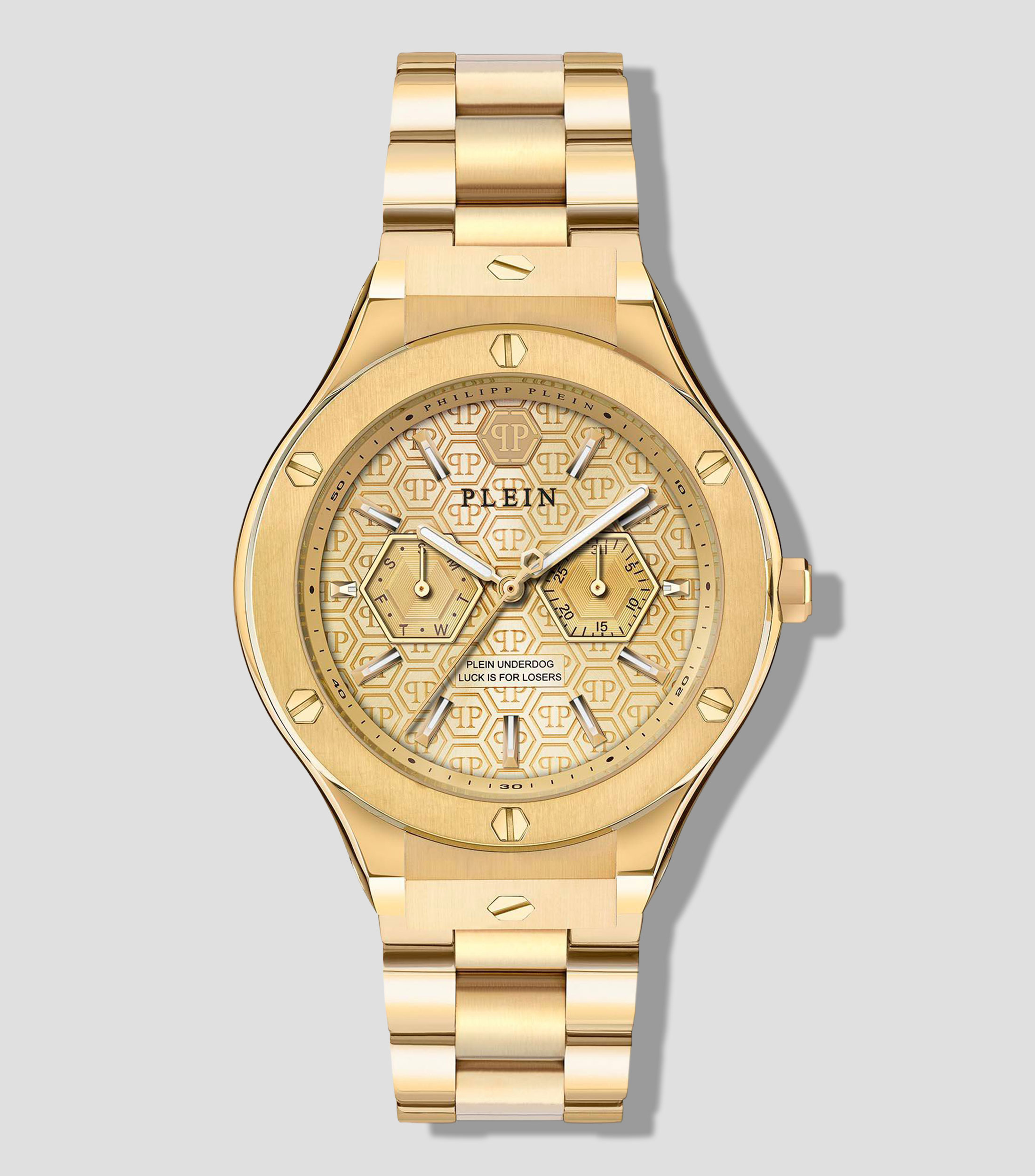 Reloj para Hombre Plein Underdog Multifunction casual, Dorado