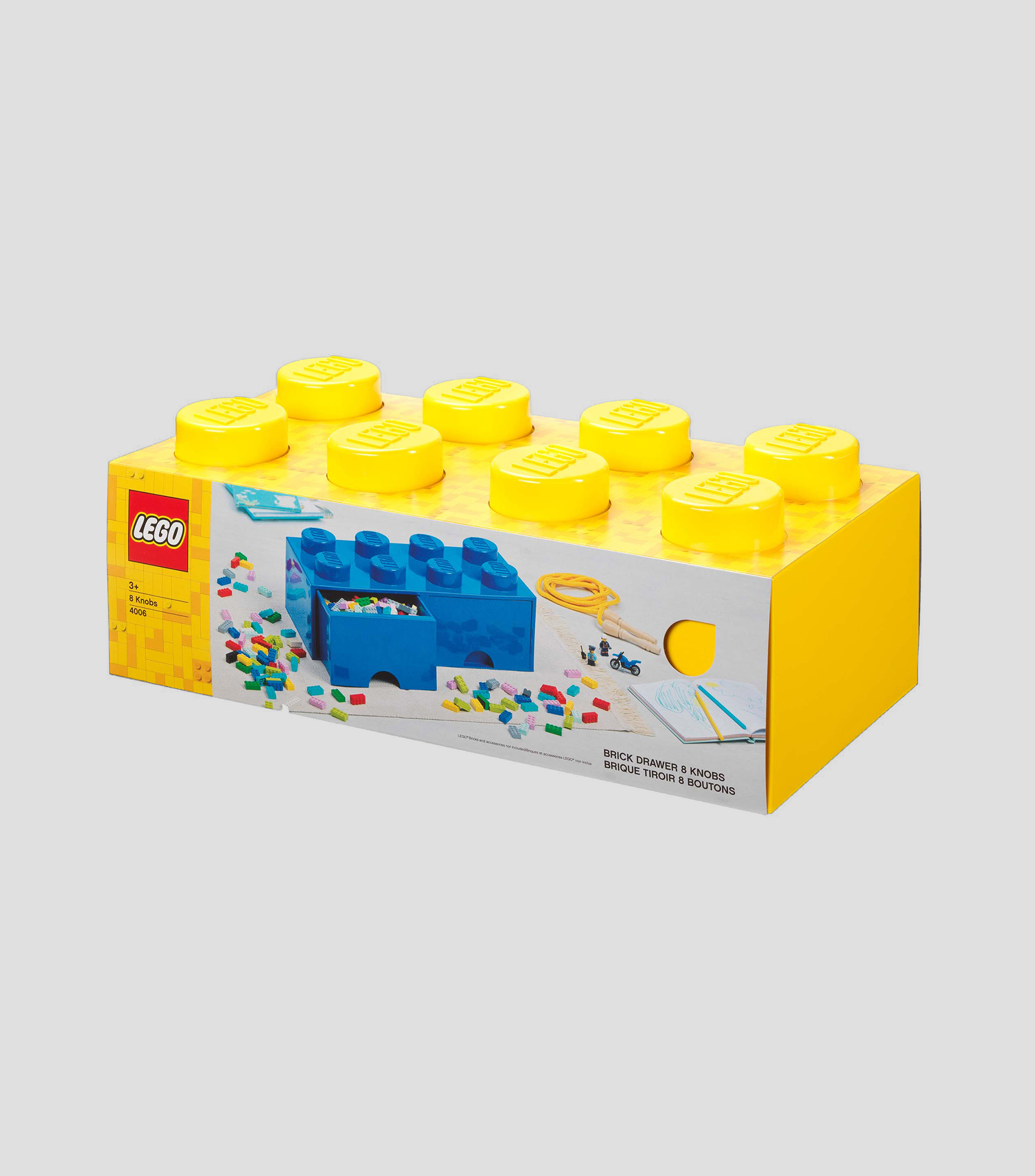 Lego Storage, Brick 8 Amarillo
