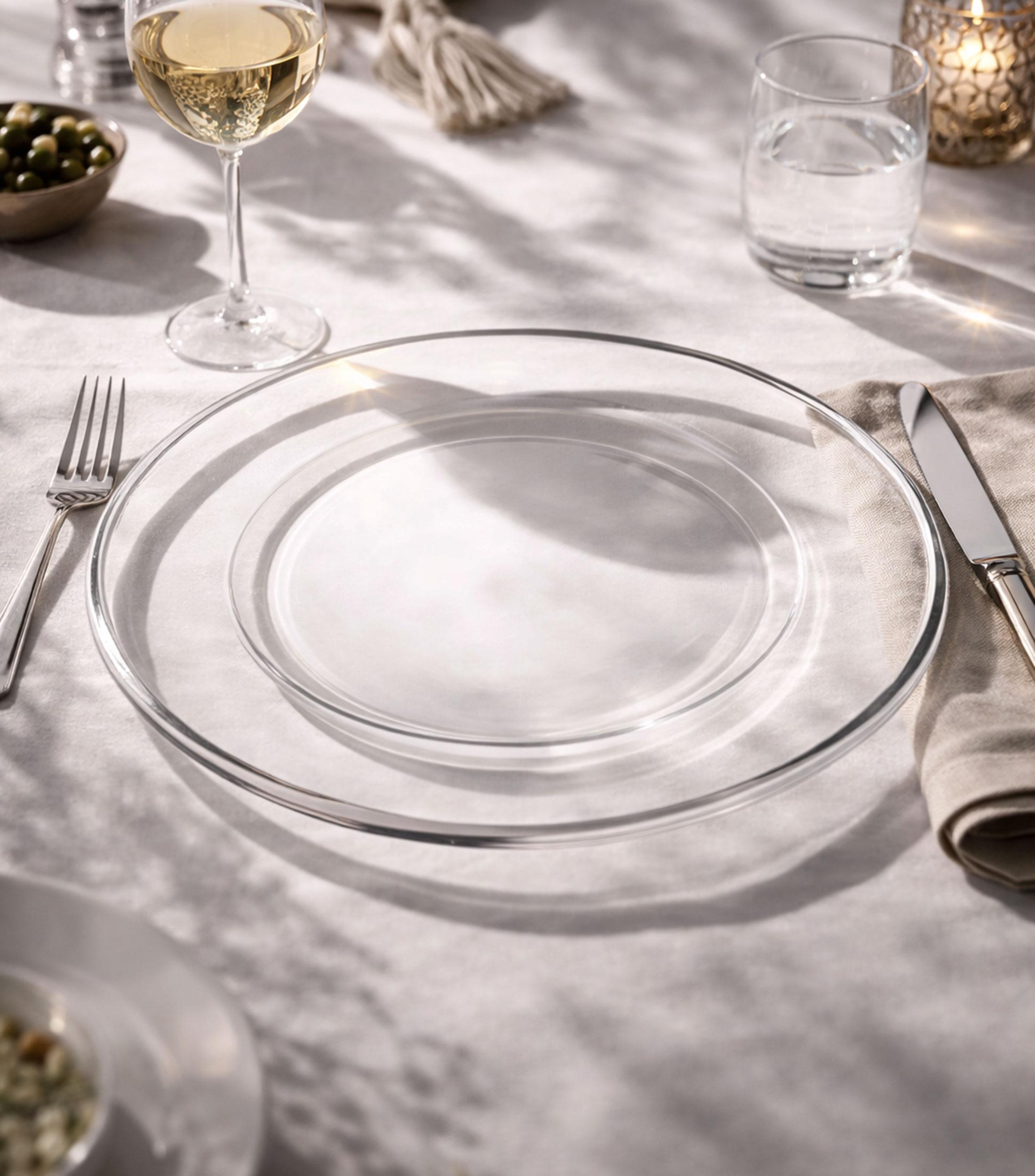 Bajo Plato Rialto Platinum