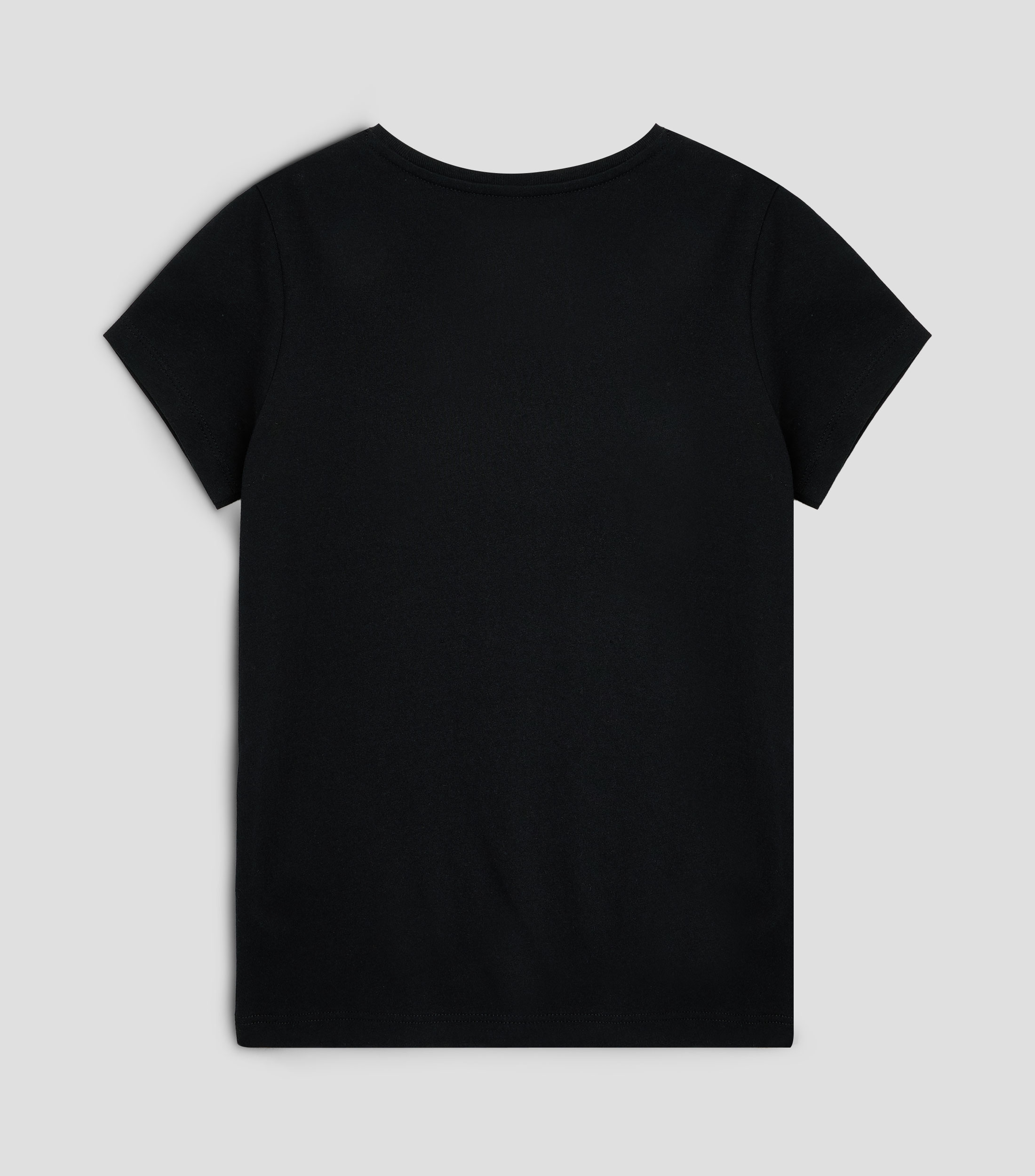 Playera cuello redondo manga corta estampada Niña