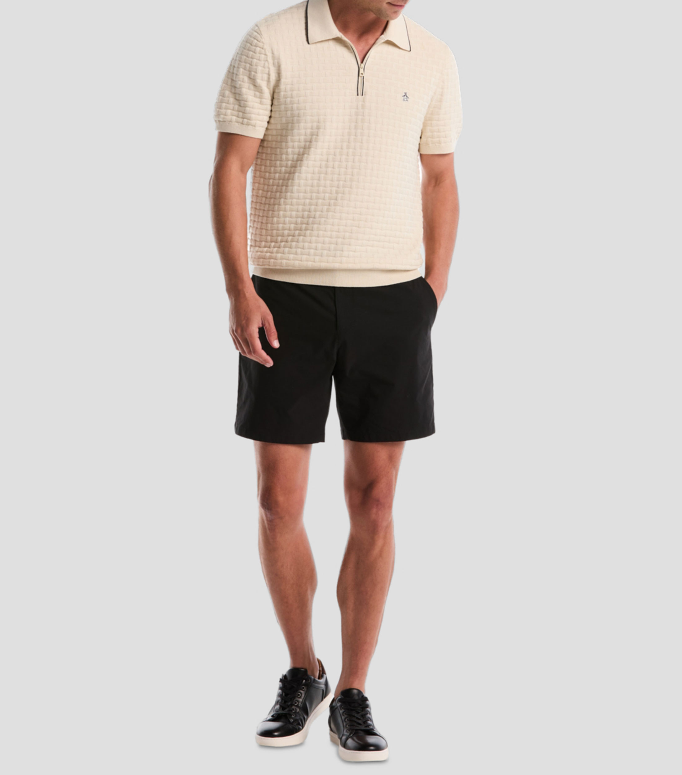 Playera tipo polo manga corta fantasía Hombre