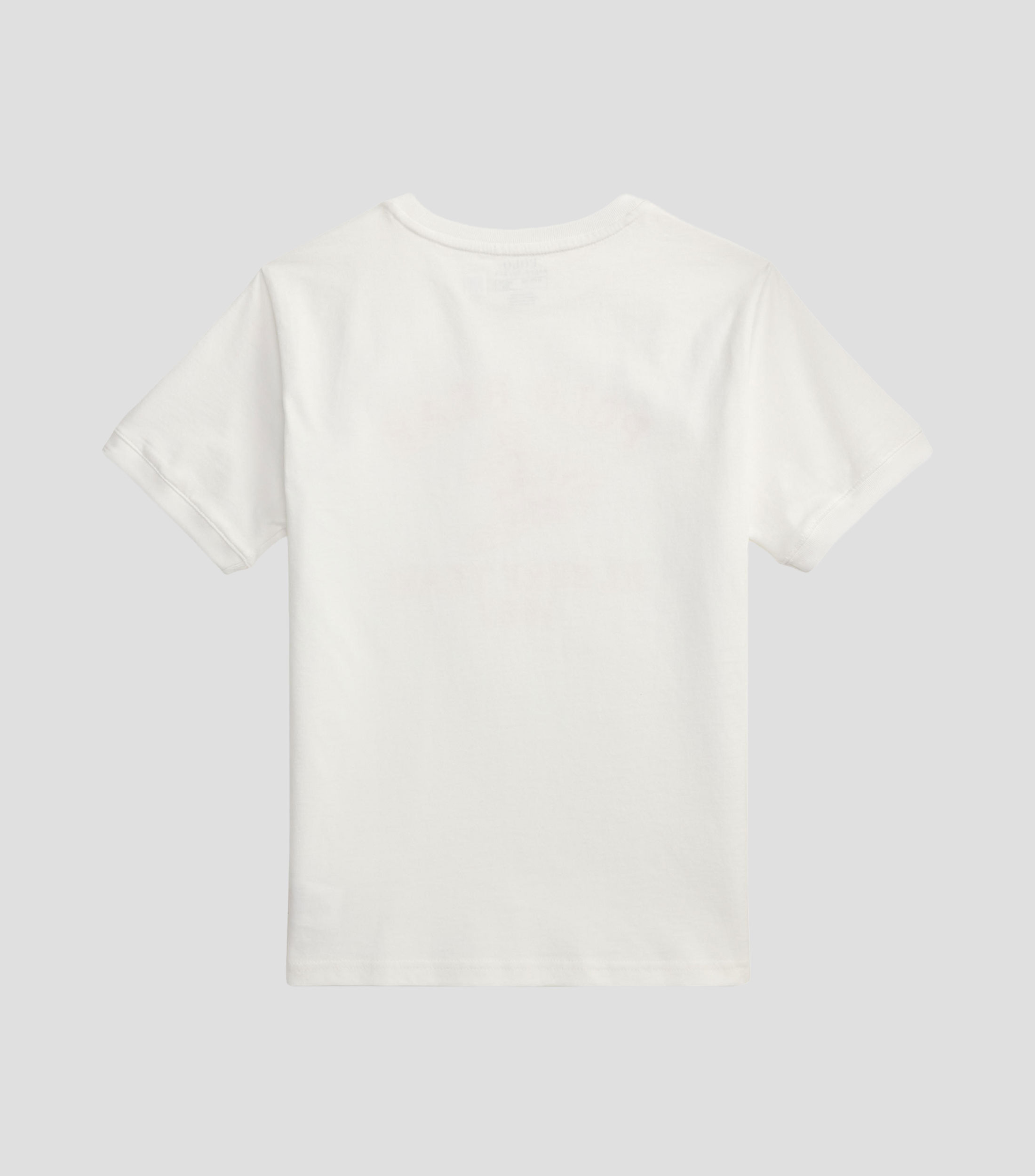 Playera de cuello redondo con manga corta estampada Niño