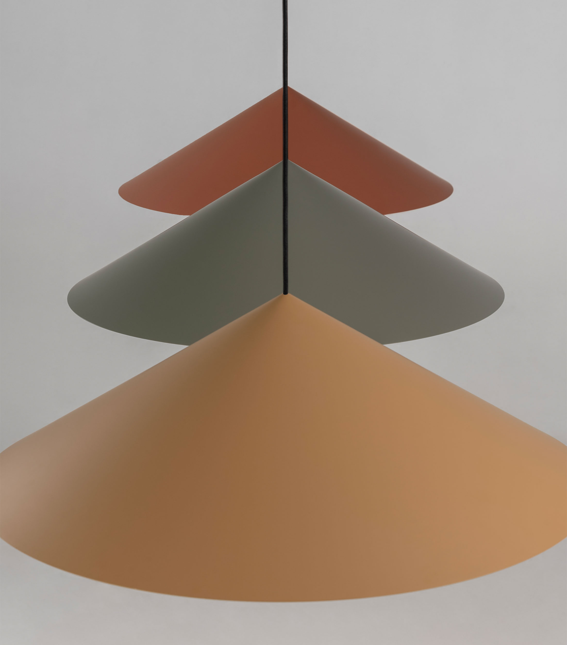 Lampara colgante Khone 02 terracota, 120 V