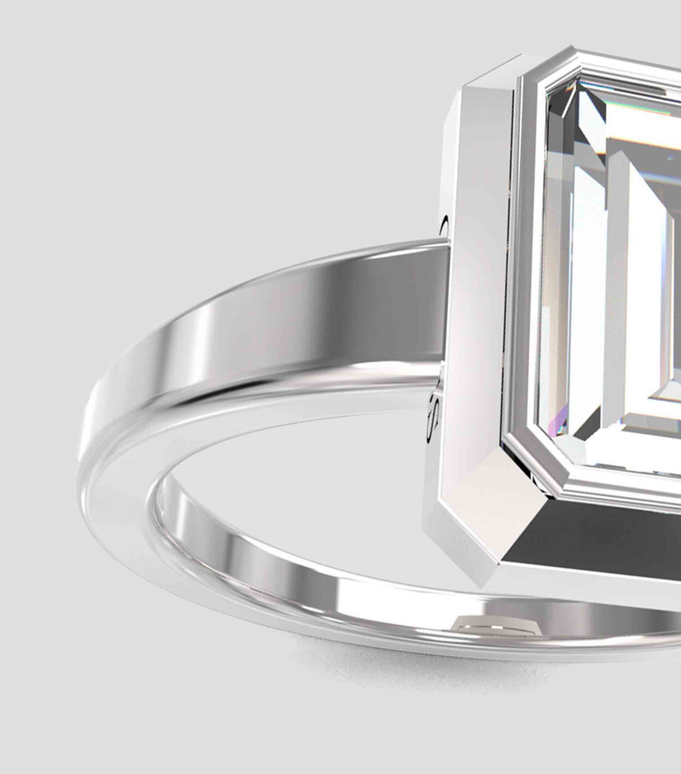 Anillo 4G Light con circonia Mujer