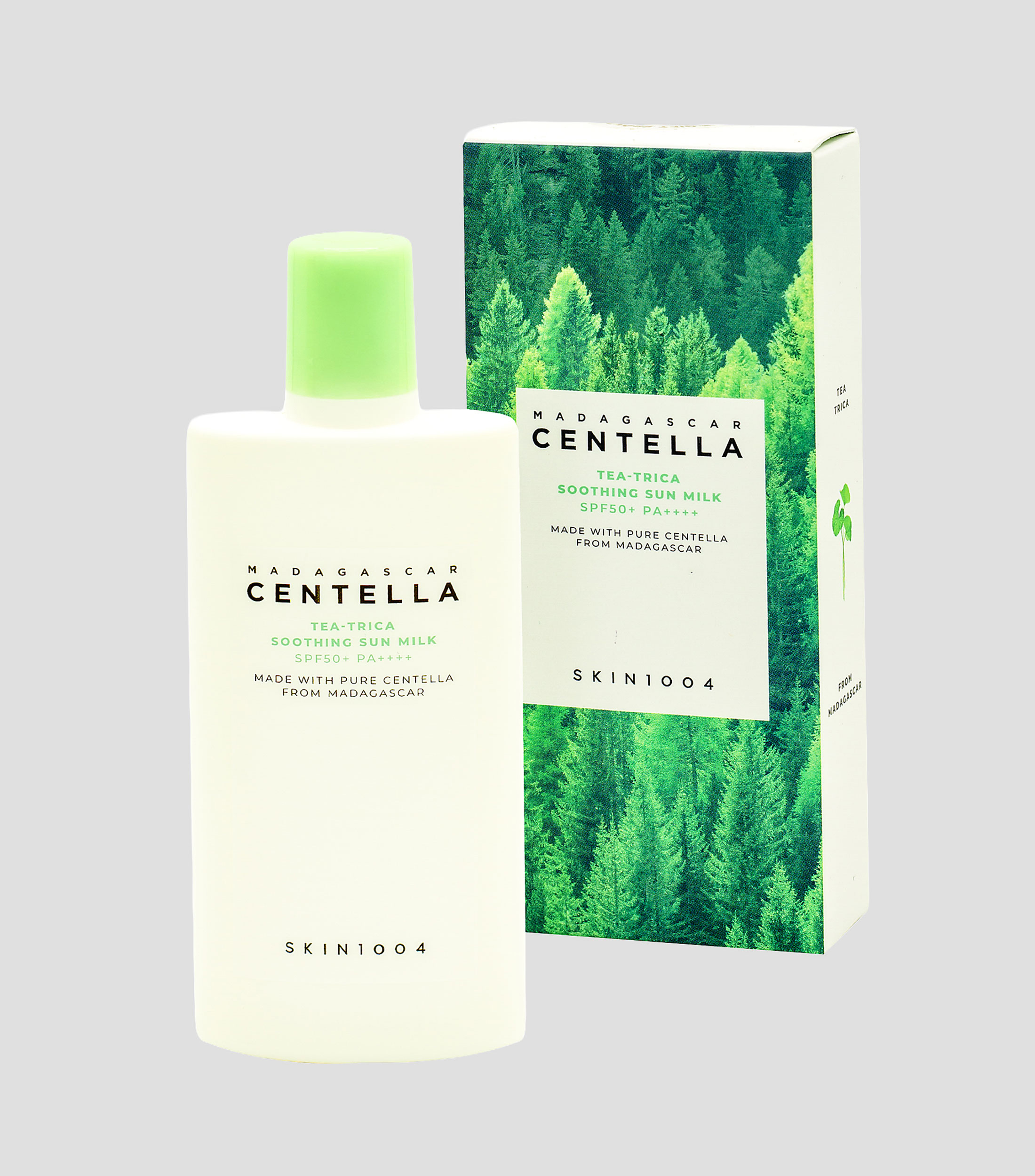 Crema protector solar Madagascar Centella Tea-Trica Soothing Sun Milk, 50 ml