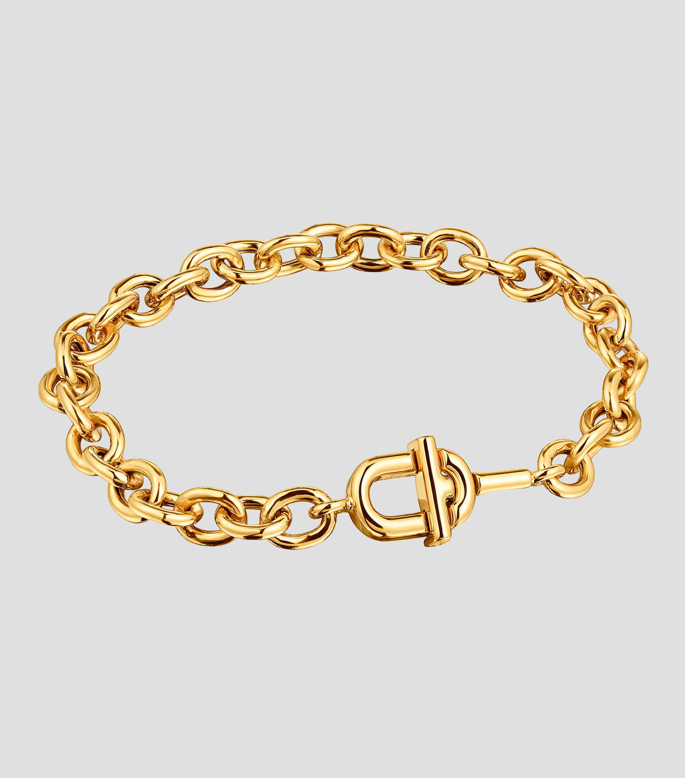 Pulsera cadena con detalle de letras Mujer