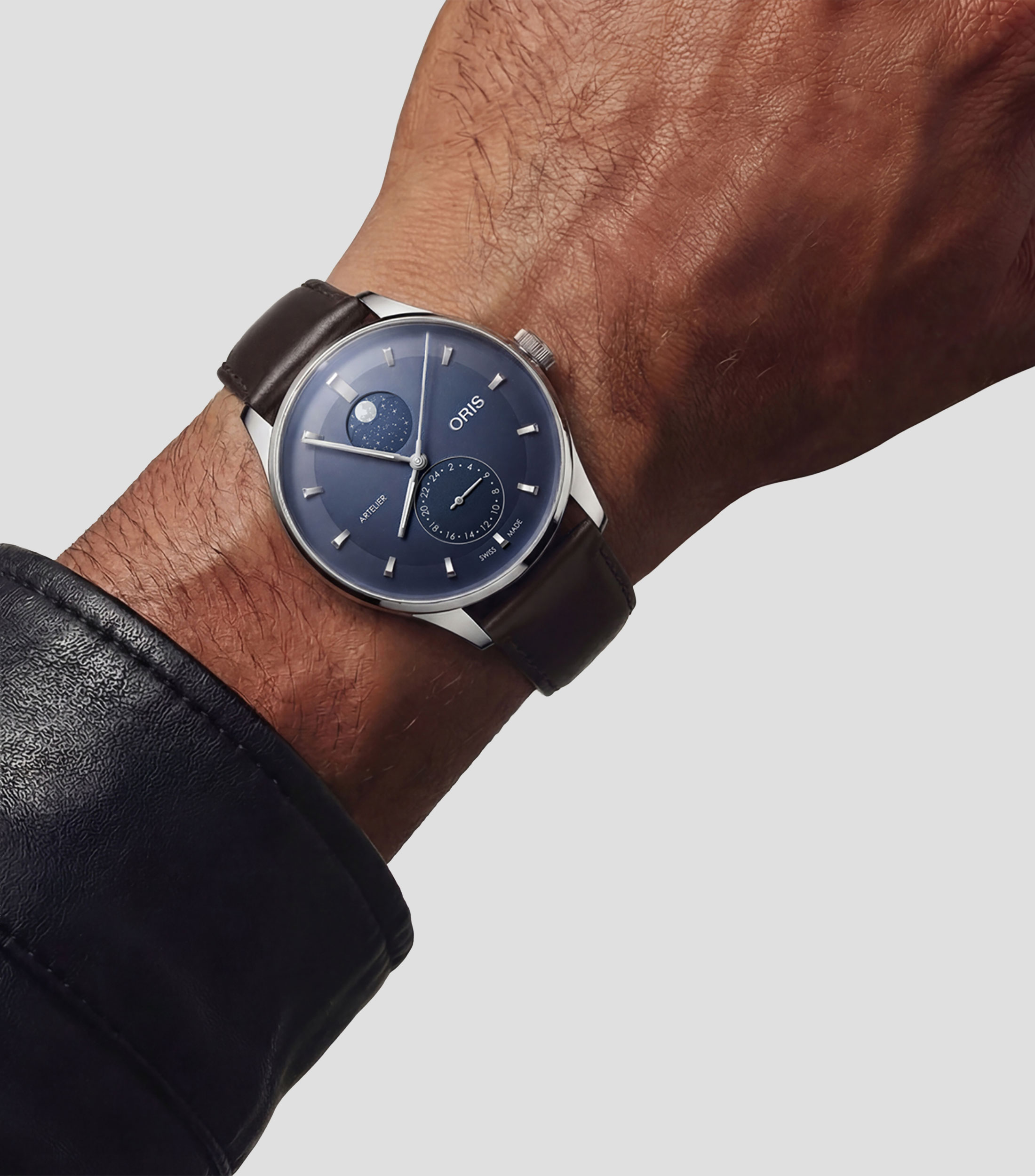 Reloj para Hombre Artelier Complication casual, plateado