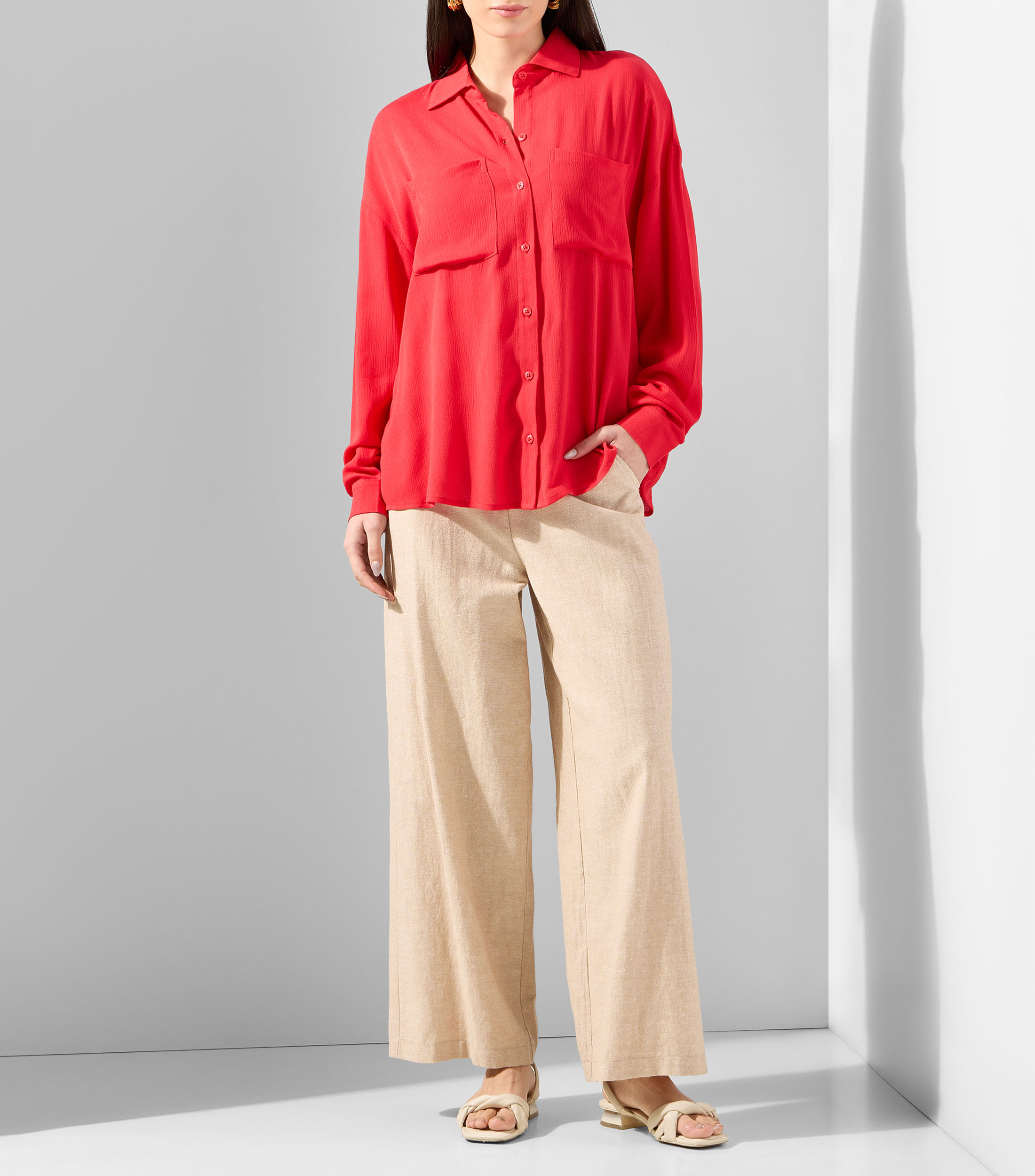 Camisa UNWIND by Epsilon lisa manga larga Mujer