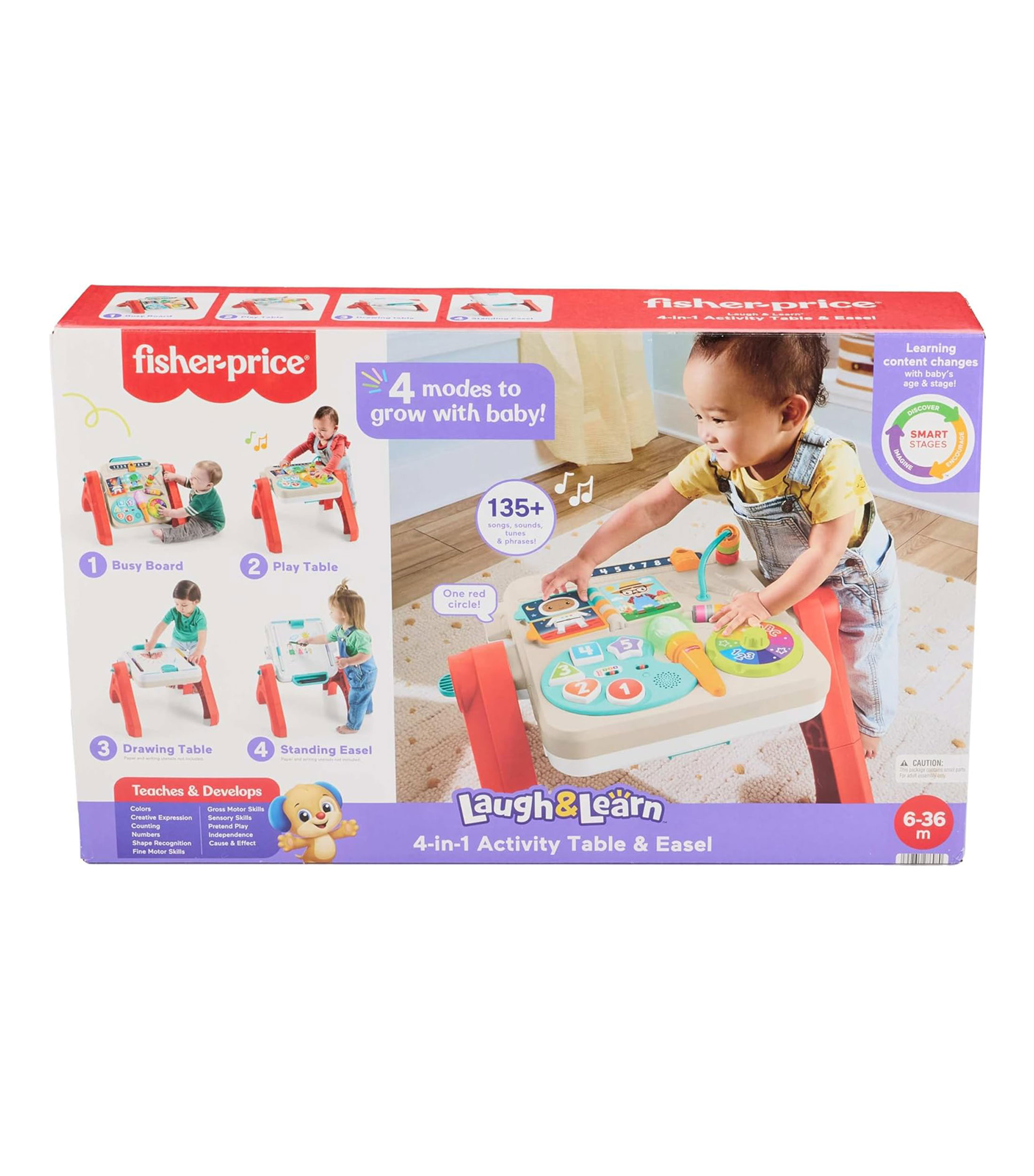 Mesa de actividades 4 en 1 con música educativa