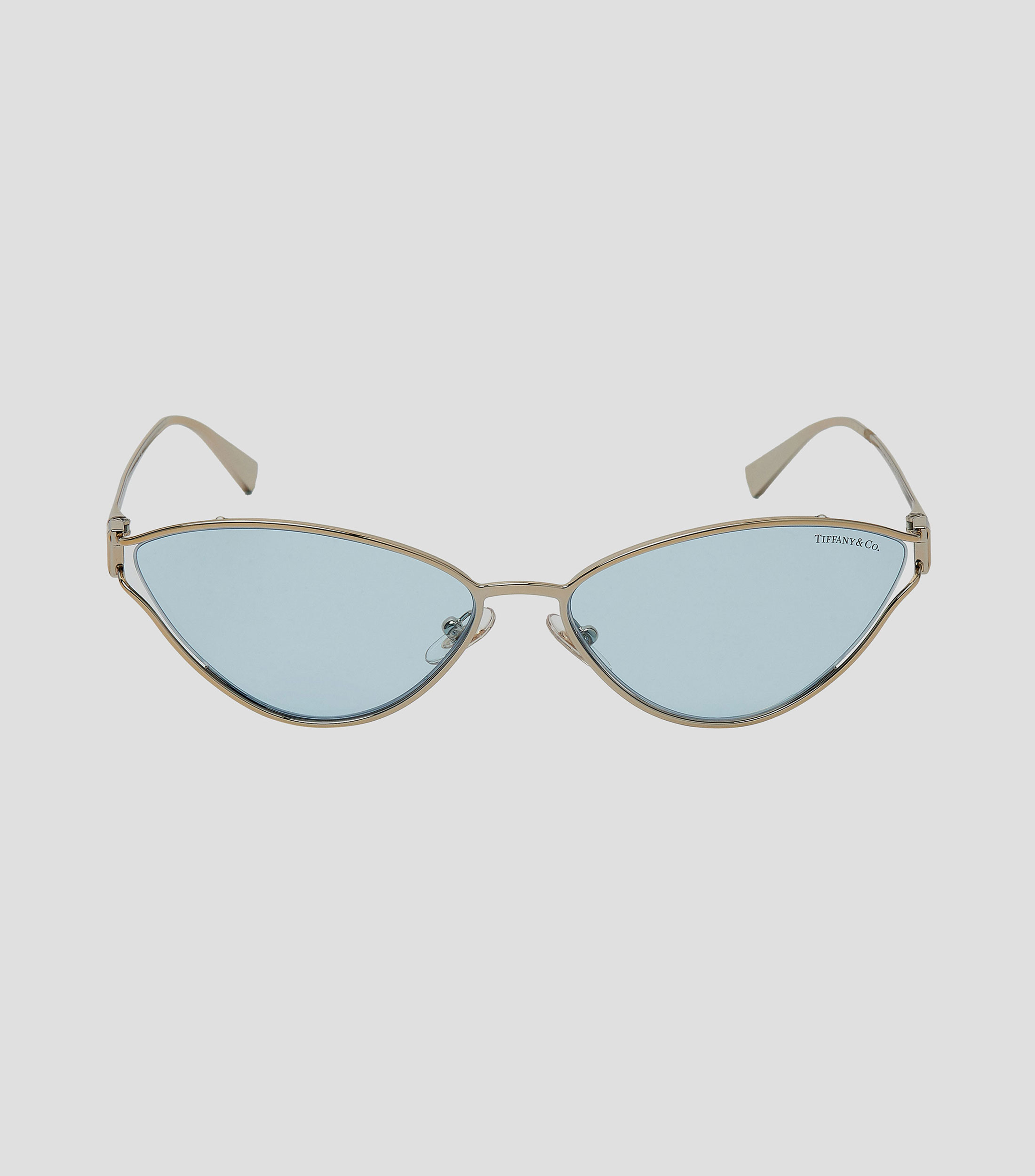 Lentes de sol ojo de gato dorados Mujer