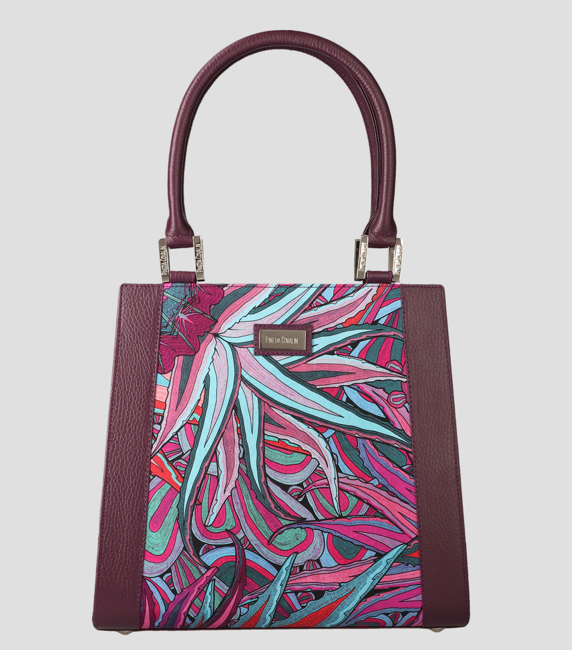 Bolsa satchel en piel Yaab Santuario Cactaceas Mujer