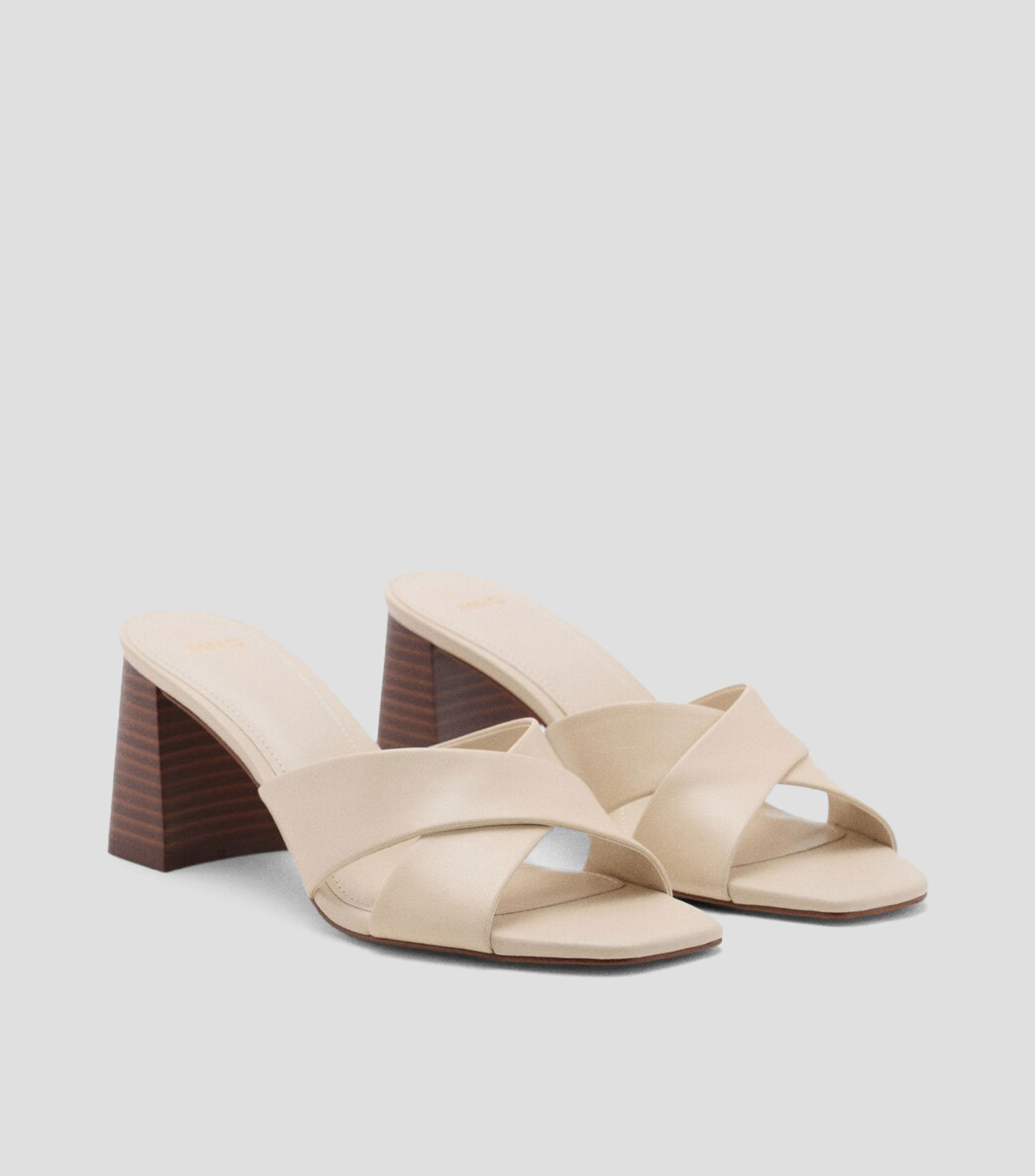 Sandalias con Tacón Ancho de 4.5 cm Mujer