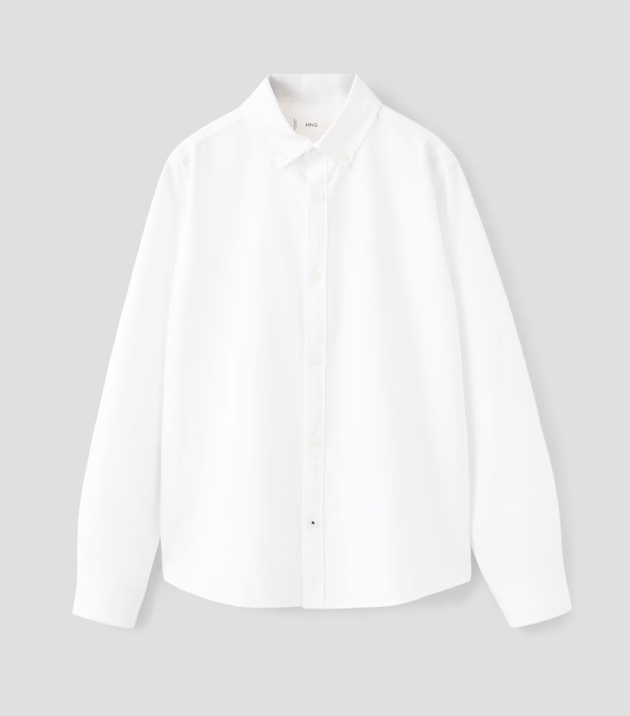 Camisa lisa manga larga Niño