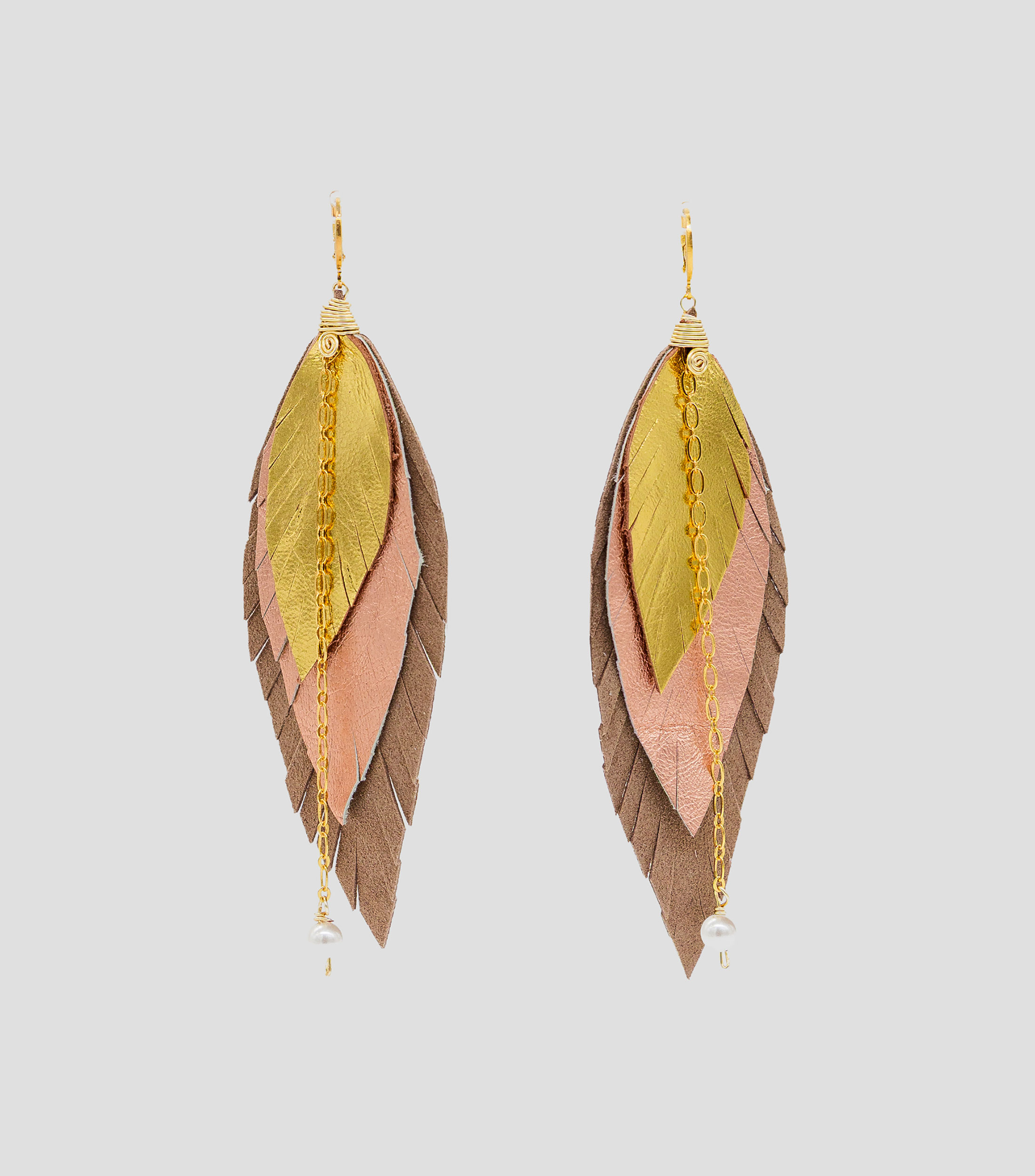 Aretes gavilán mediano Mujer