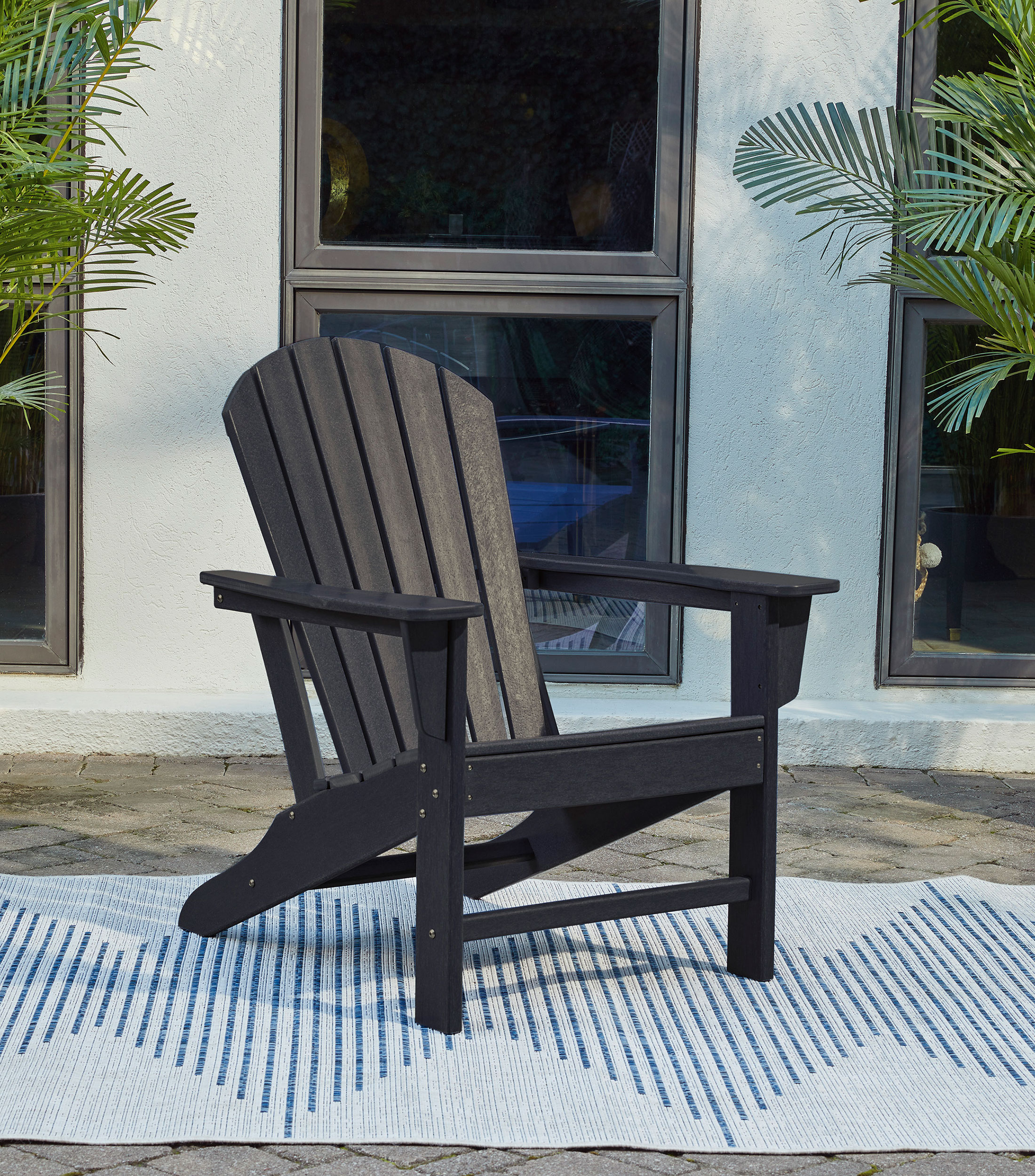Silla Mecedora Exterior Suki Negro