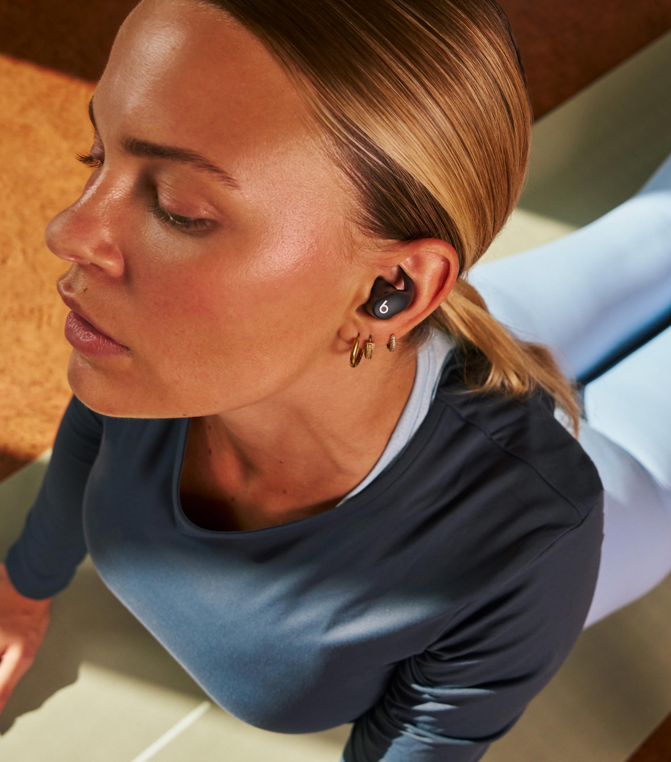 Audífonos Inalámbricos para entrenamiento Bluetooth Powerbeats Fit Negro azabache