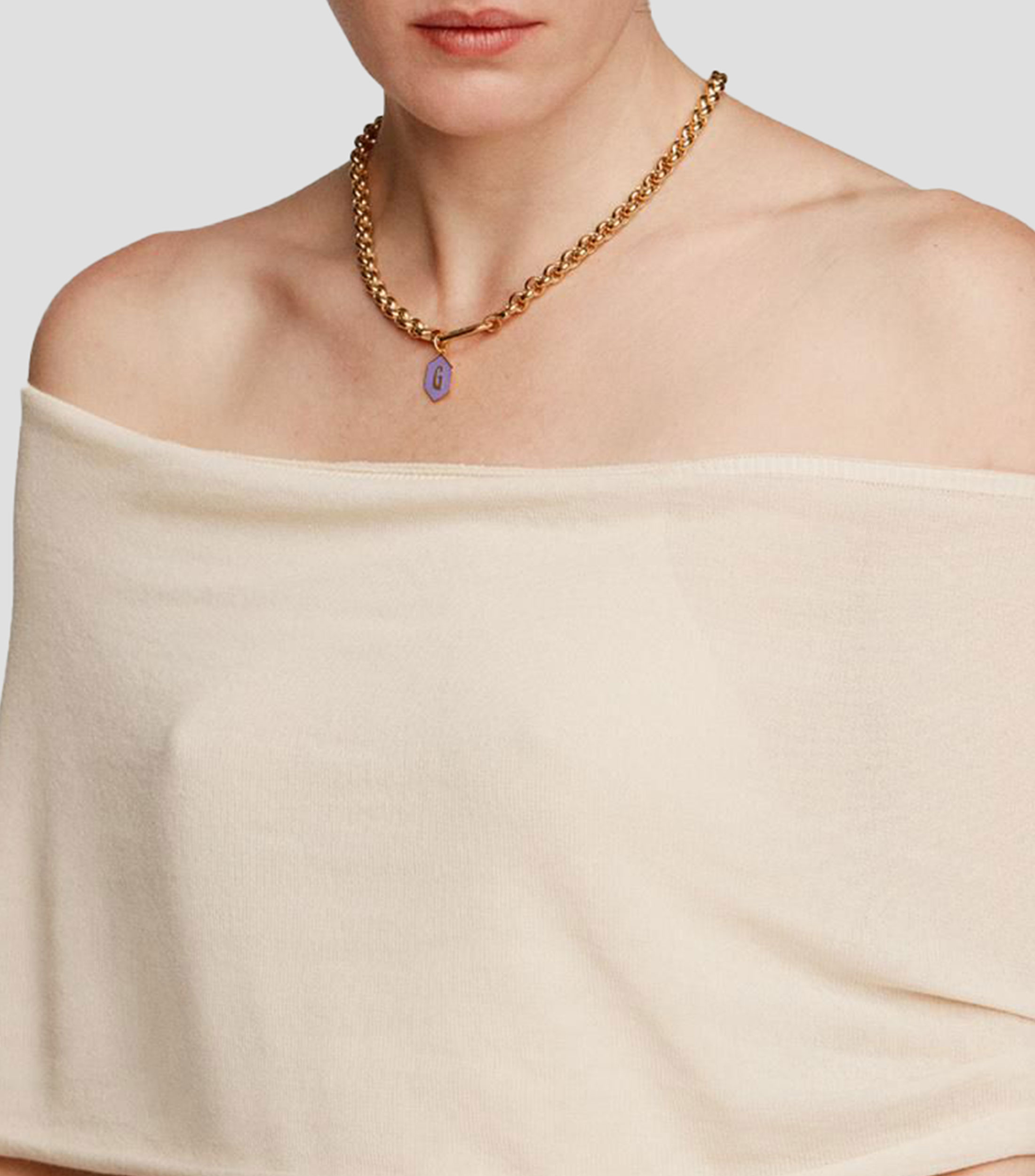 Dije hexágono en plata .925 Vibes Mujer