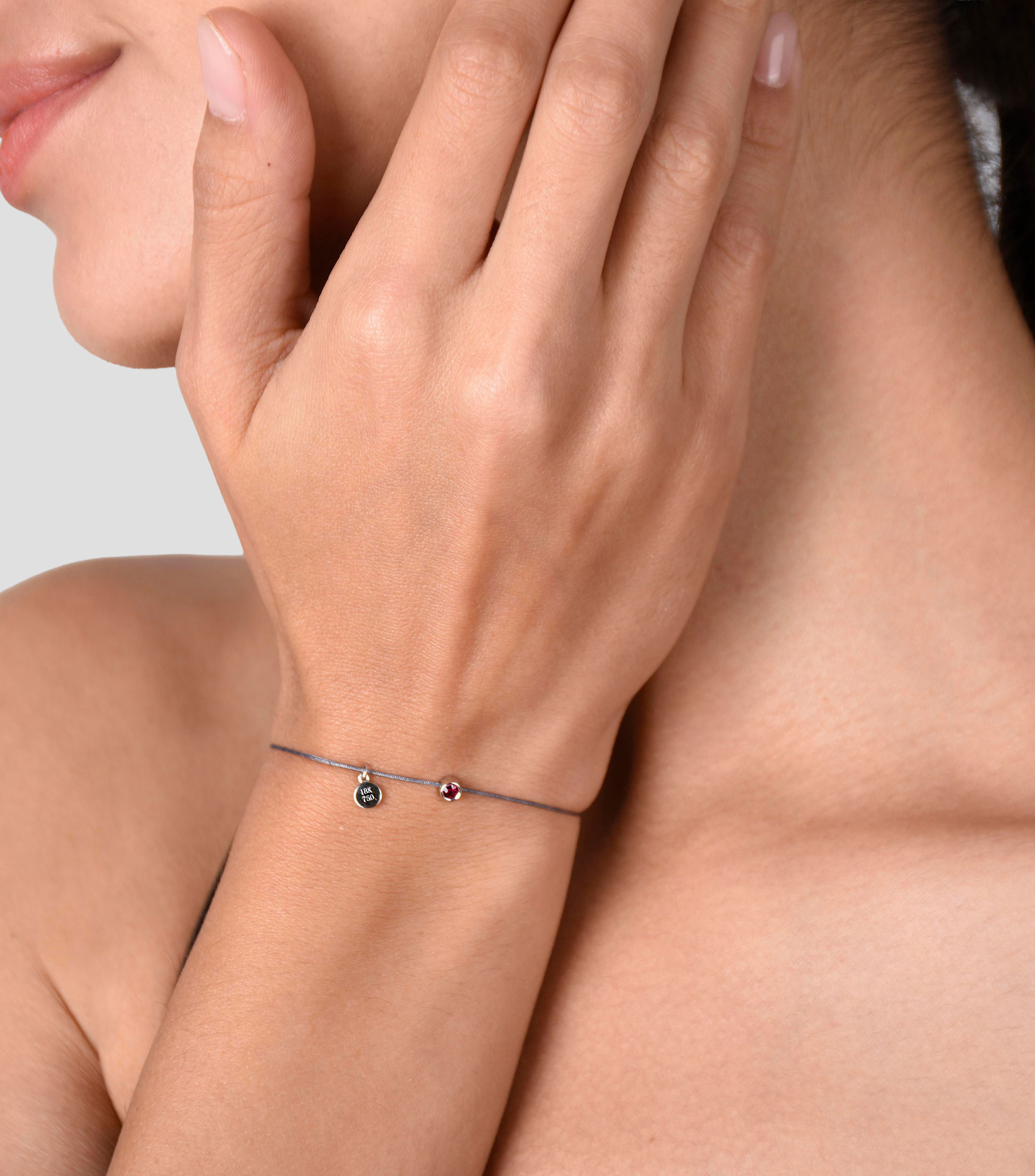 Pulsera con rubí Mujer