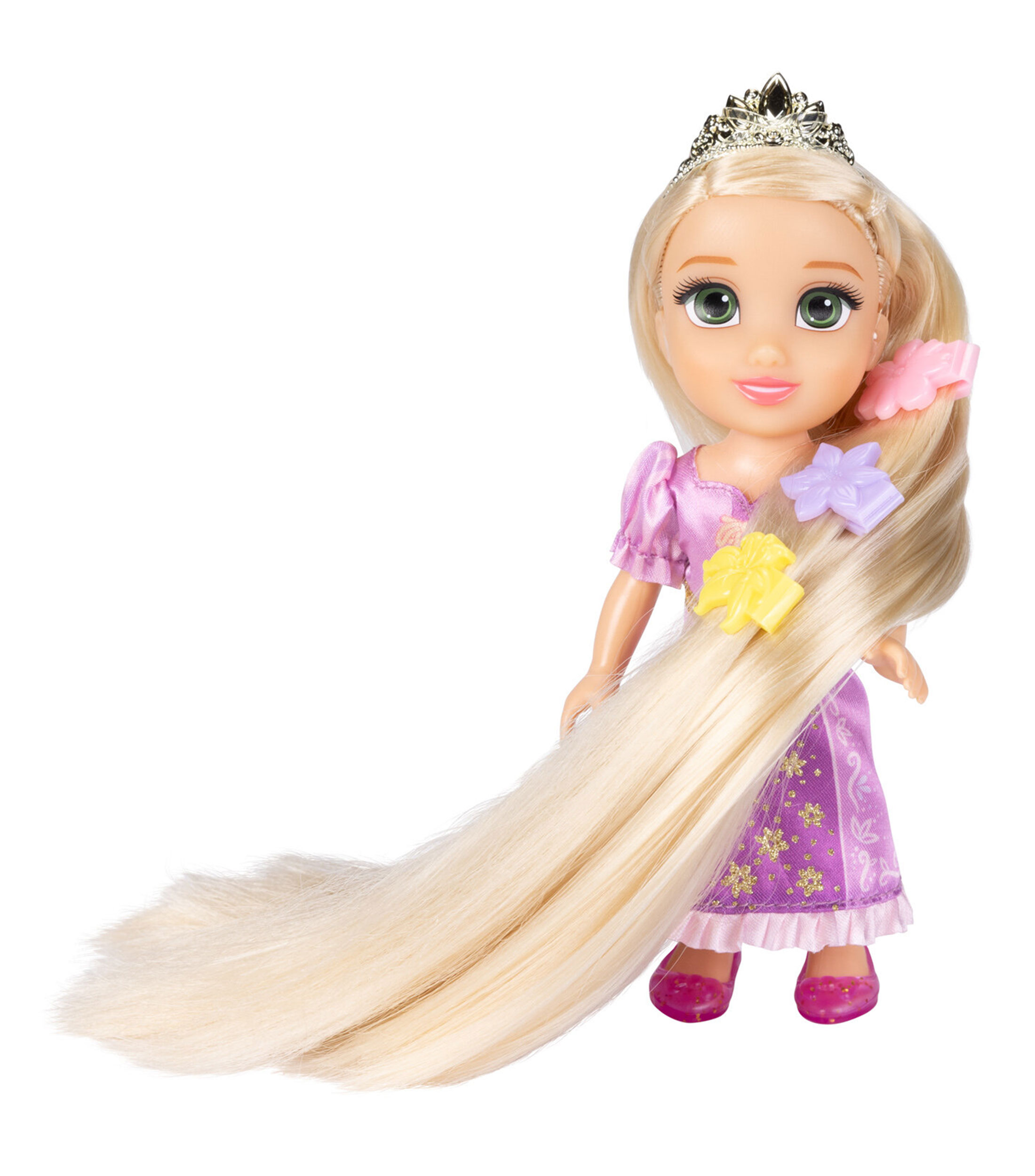 Muñeca Rapunzel cabellera larga