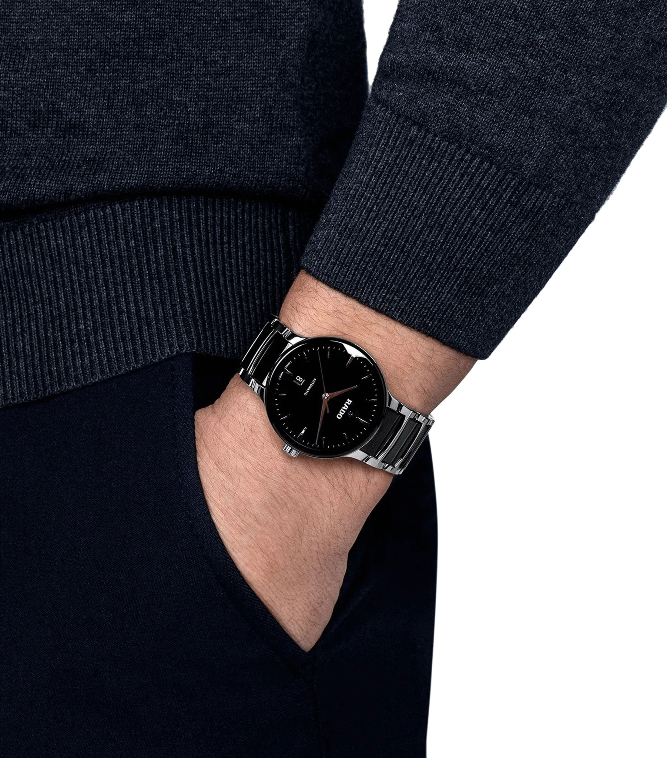 Reloj Unisex Automático Centrix Classic Carátula Negra