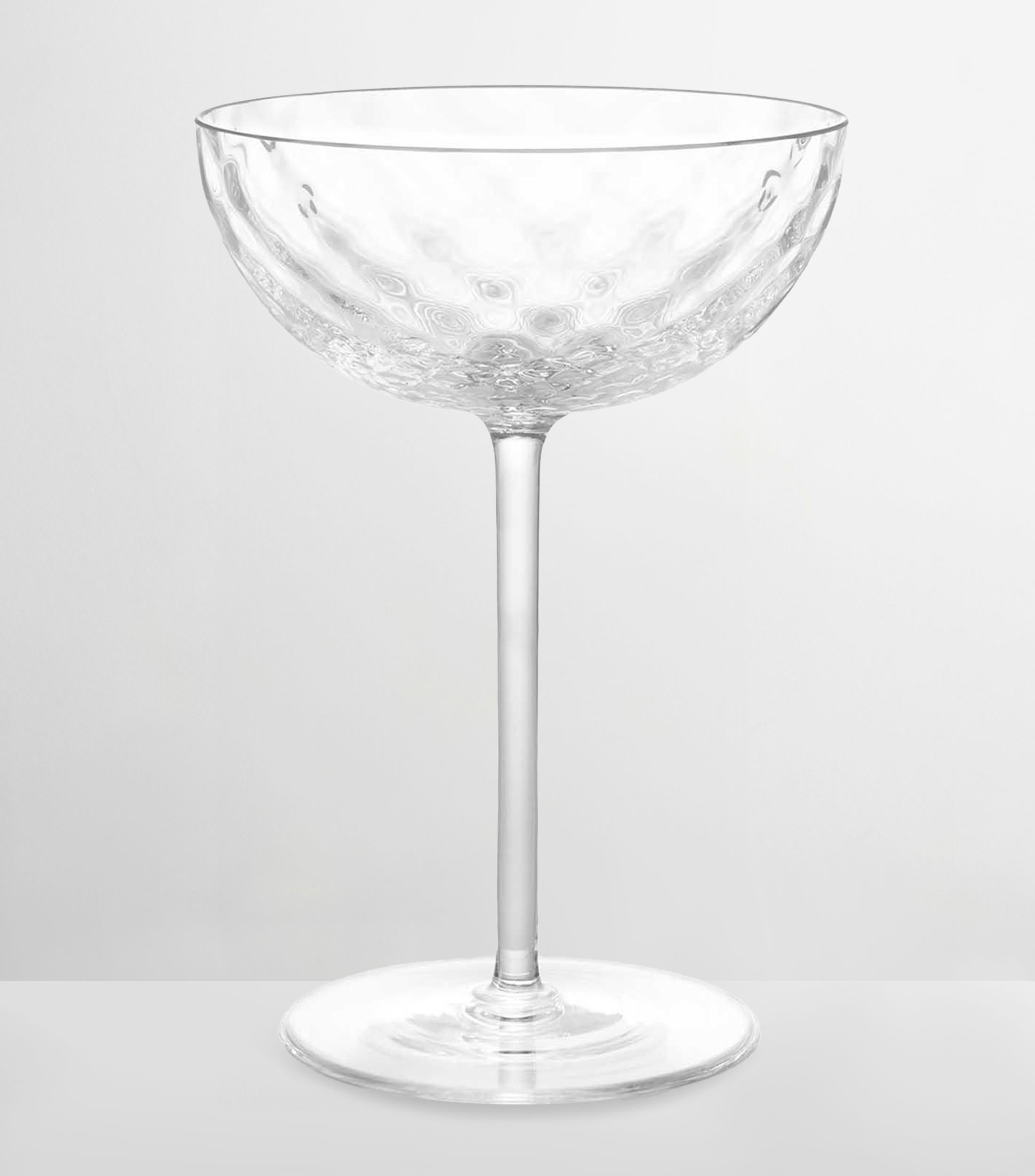 Copa para champán de vidrio de Murano