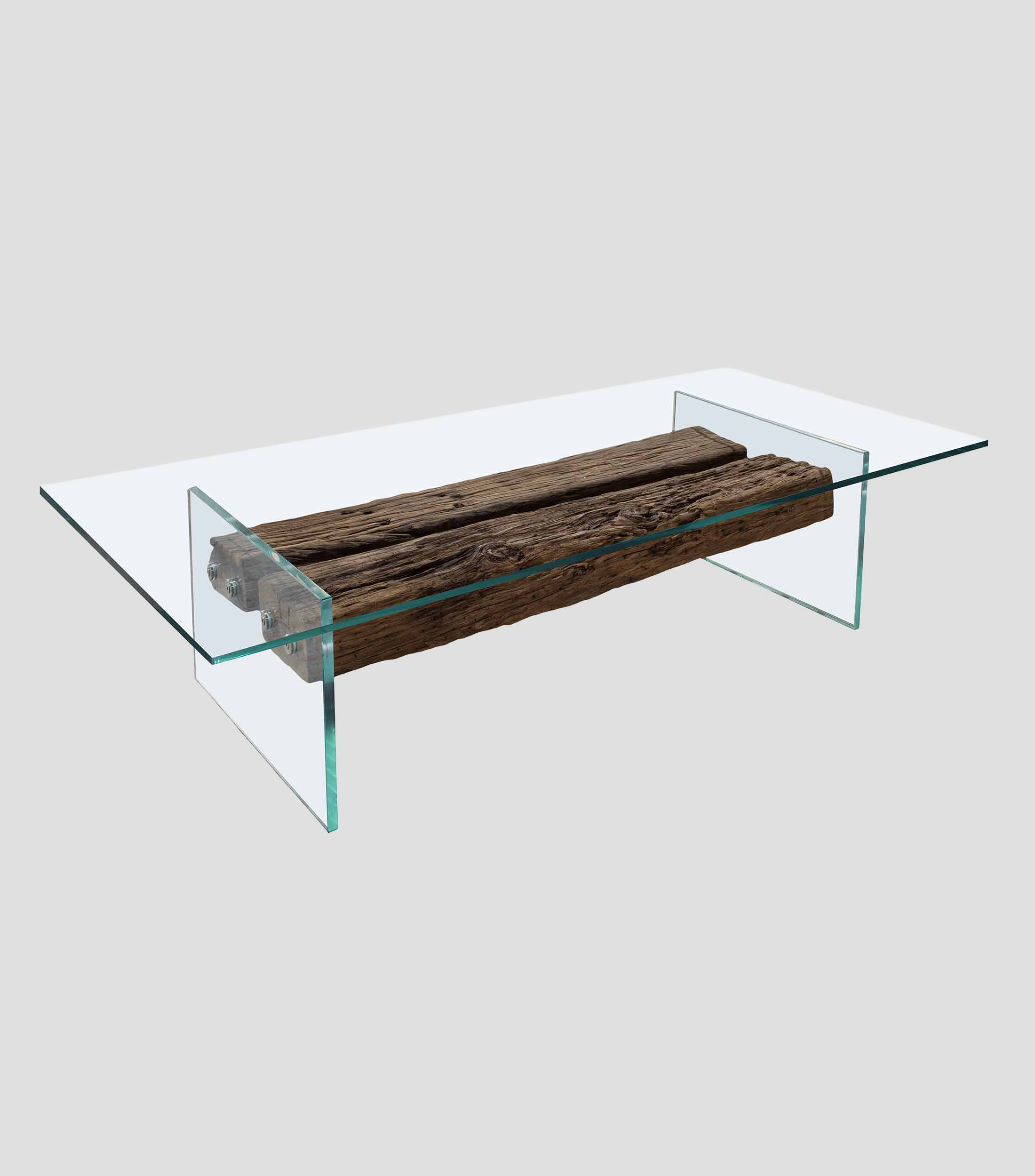 Mesa de centro Detroit en cristal